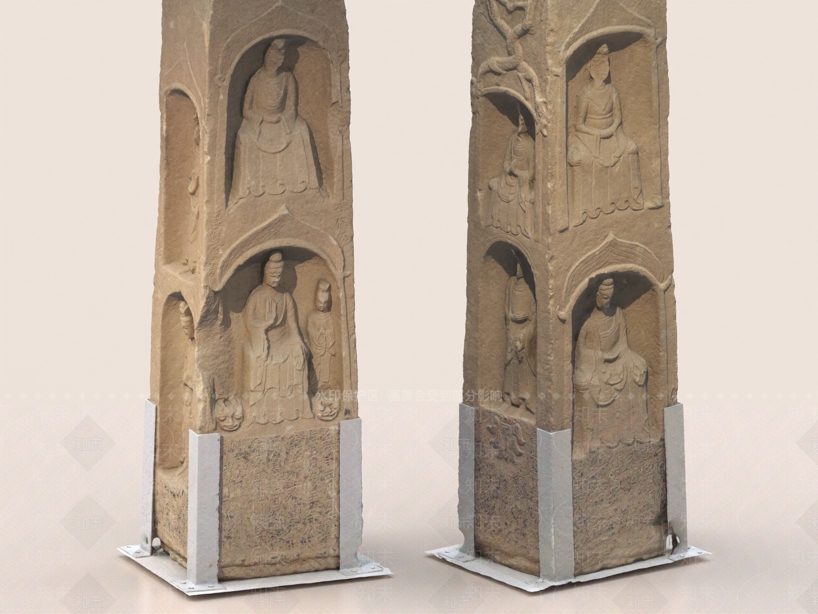 中式石雕3D模型下载【ID:1158441203】