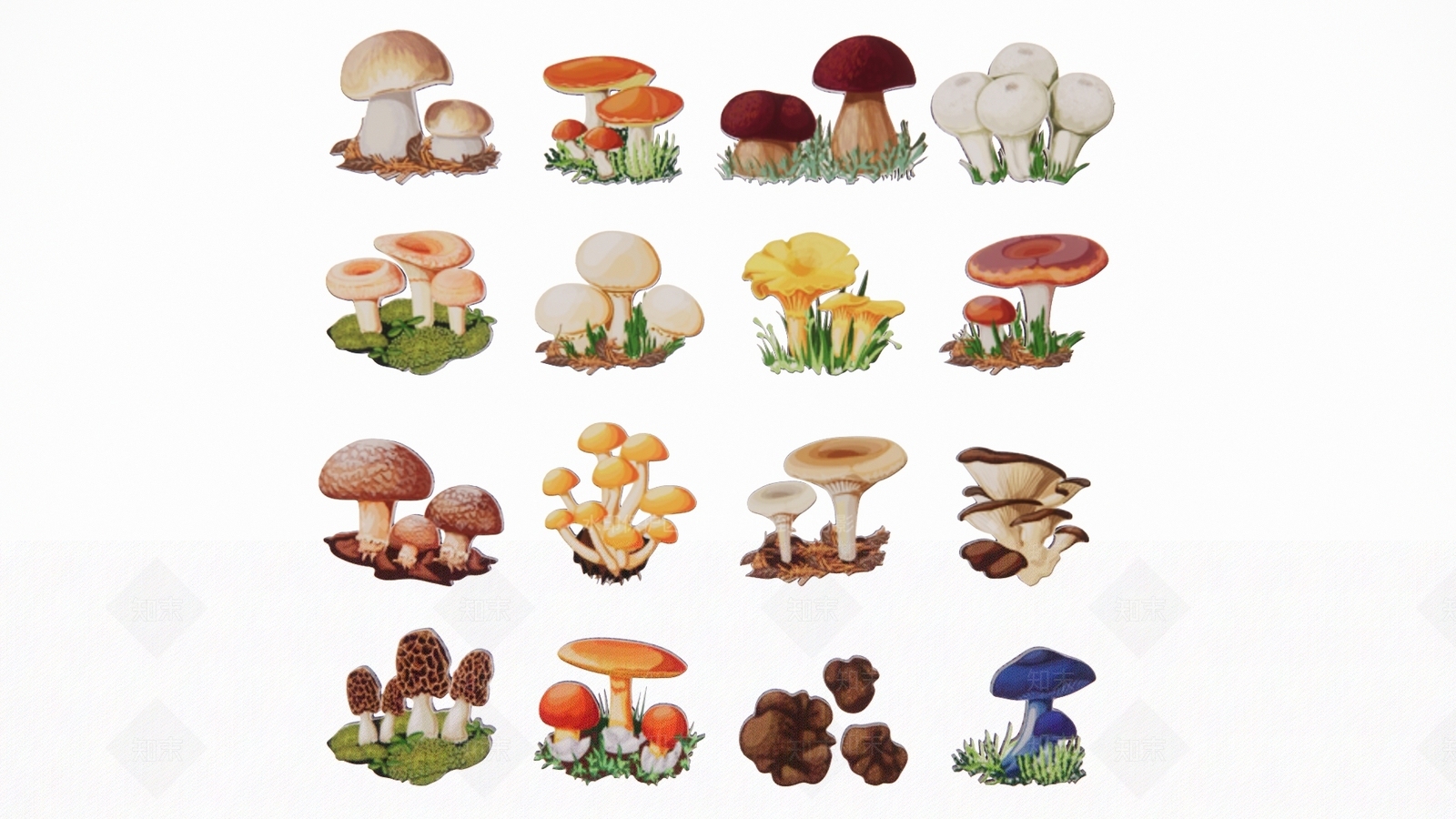 2D现代蘑菇剪影SU模型下载【ID:1158447547】