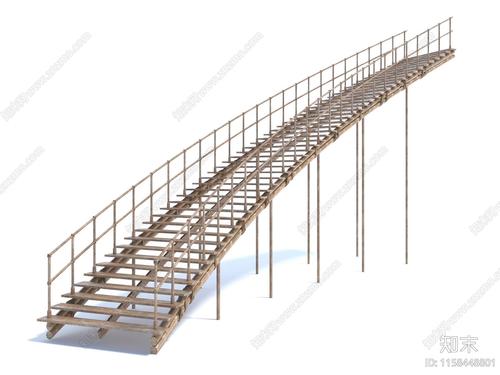 现代风格楼梯3D模型下载【ID:1158448801】