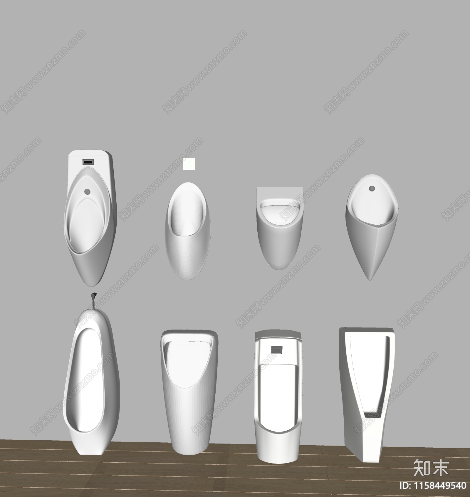 小便斗SU模型下载【ID:1158449540】