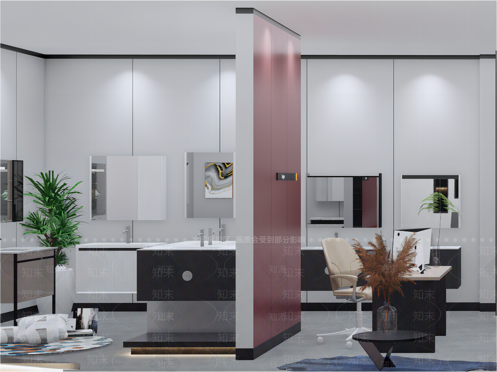 现代卫浴店SU模型下载【ID:1158452294】