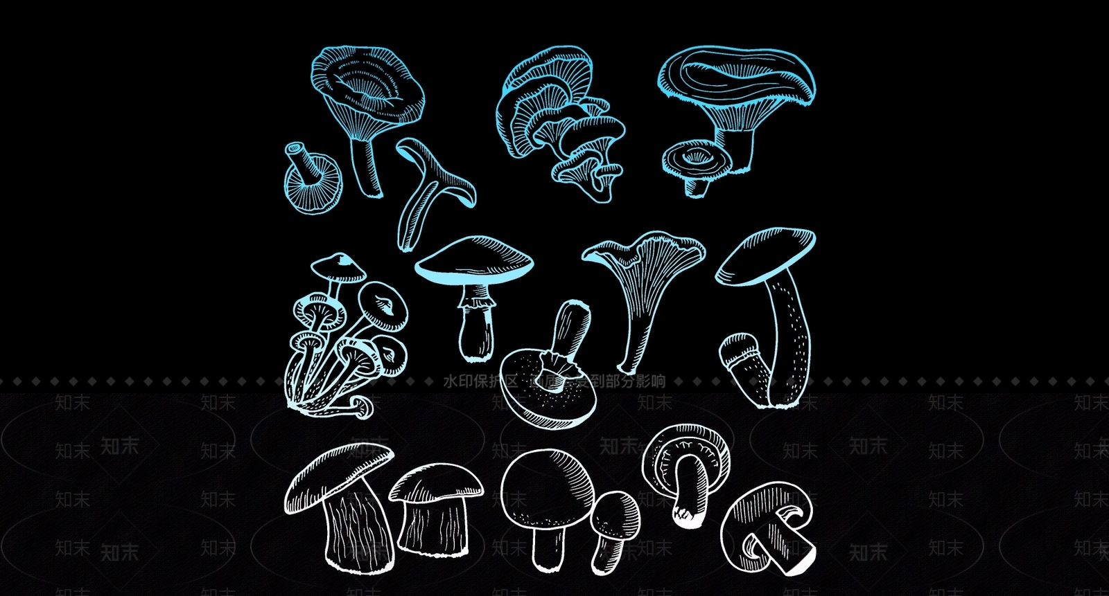 2D现代蘑菇剪影SU模型下载【ID:1158450051】