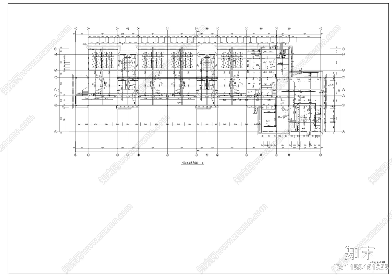 幼儿园建筑给排水施工图下载【ID:1158461955】