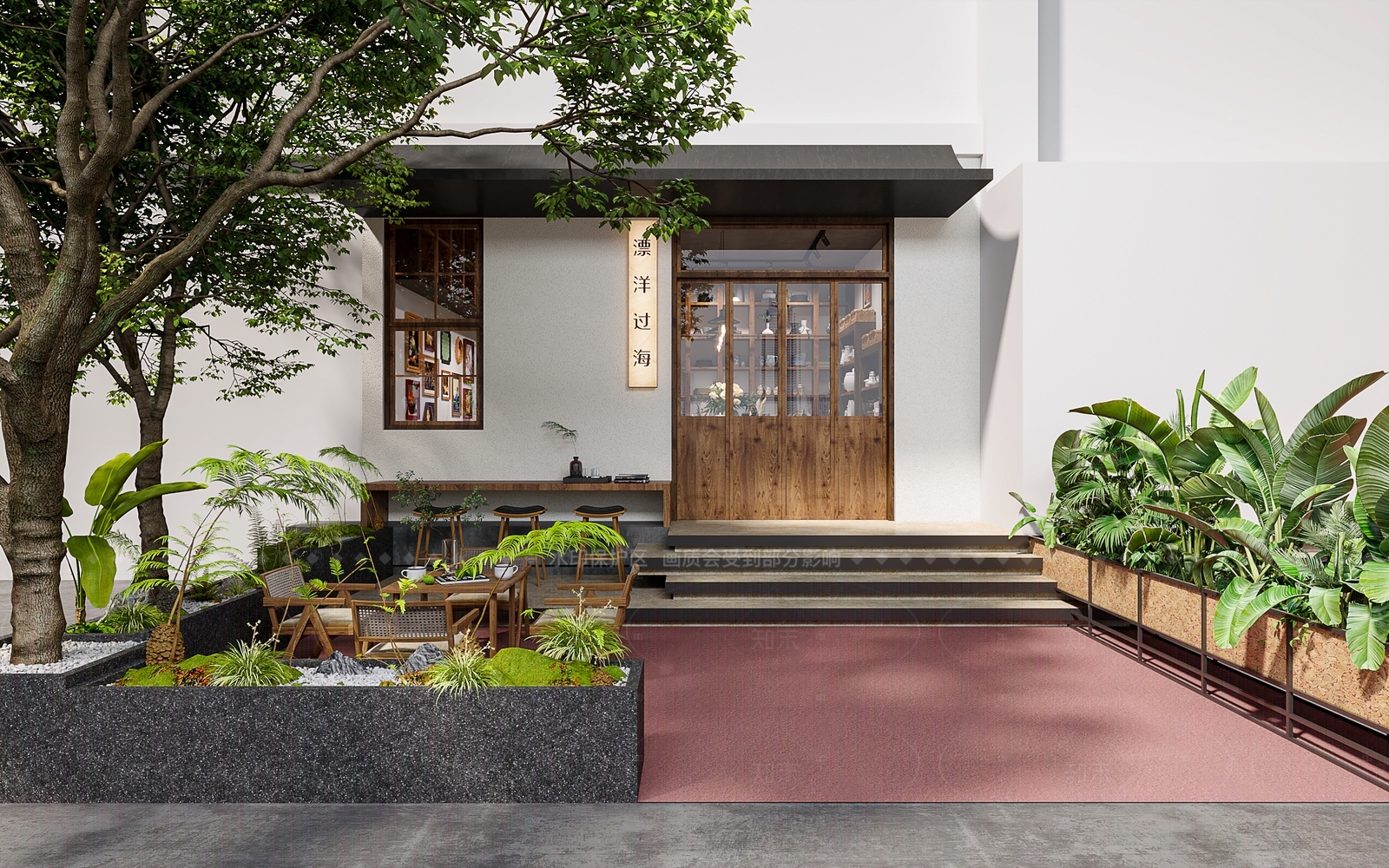 新中式庭院3D模型下载【ID:1214409697】