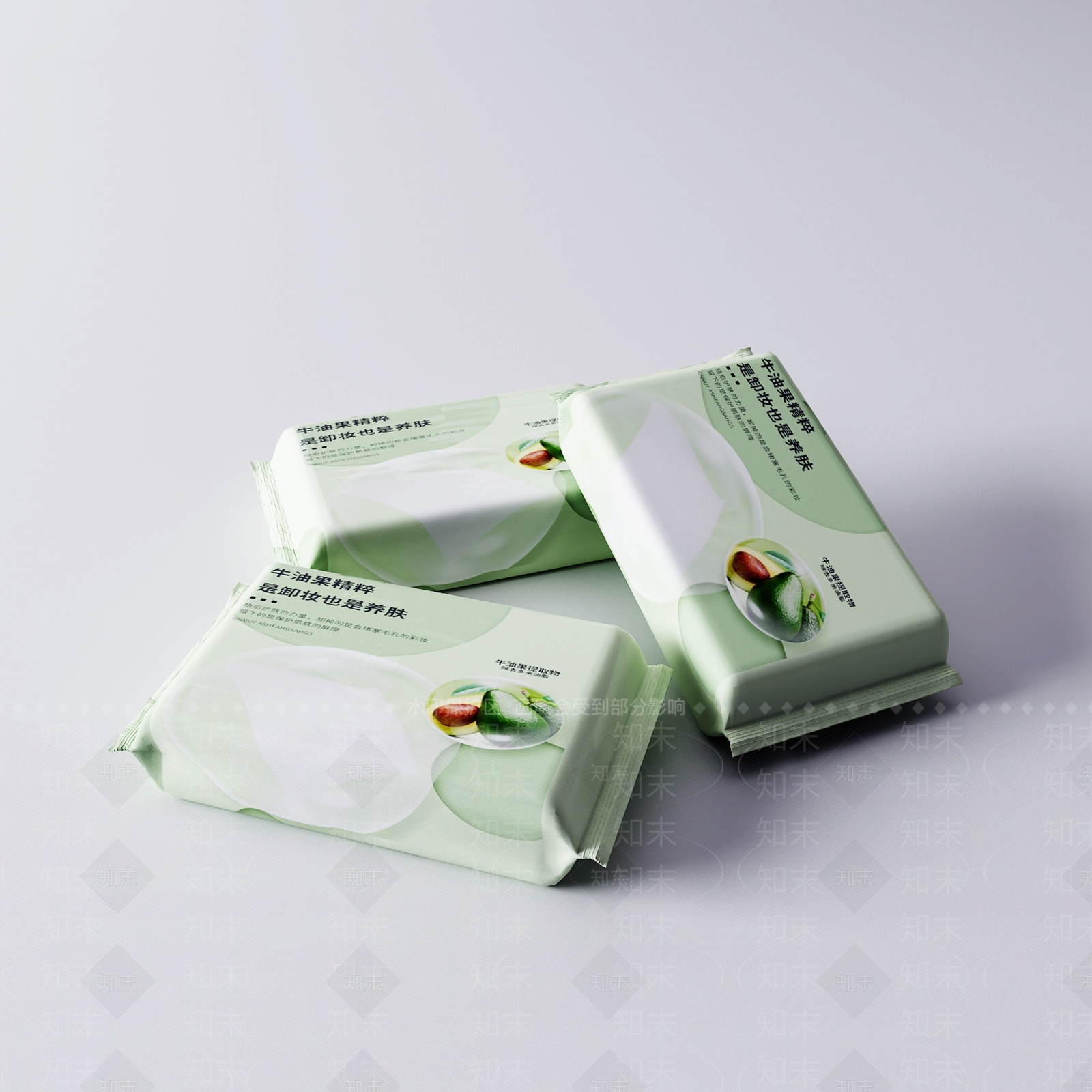 现代卸妆湿巾3D模型下载【ID:1158466861】