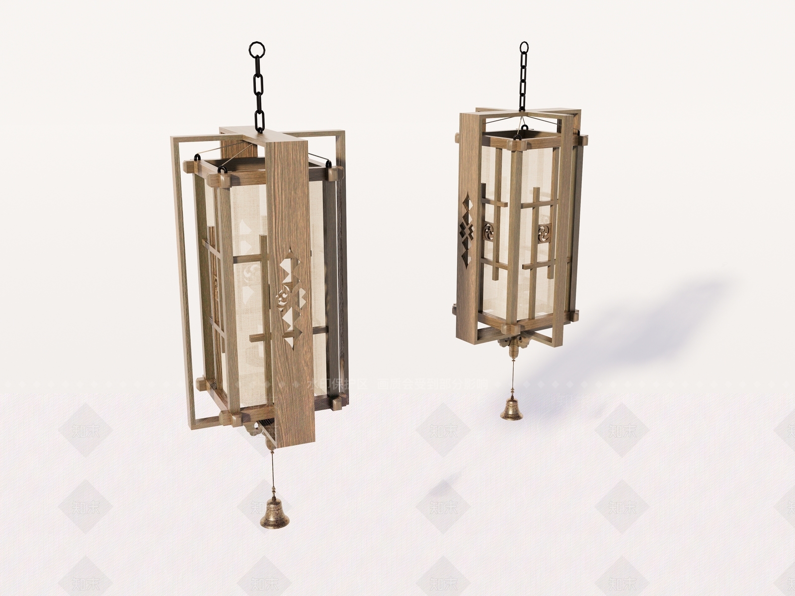 中式吊灯SU模型下载【ID:1158476724】