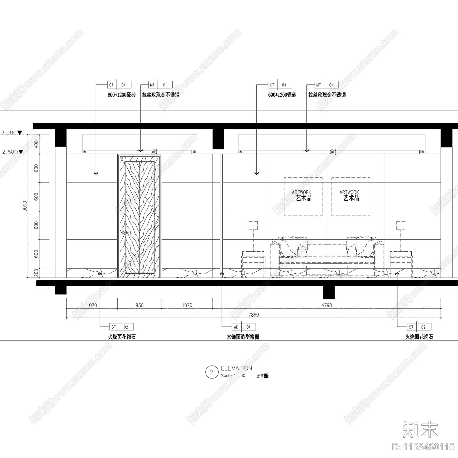 现代新中式泸州三层别墅室内家装cad施工图下载【ID:1158480116】