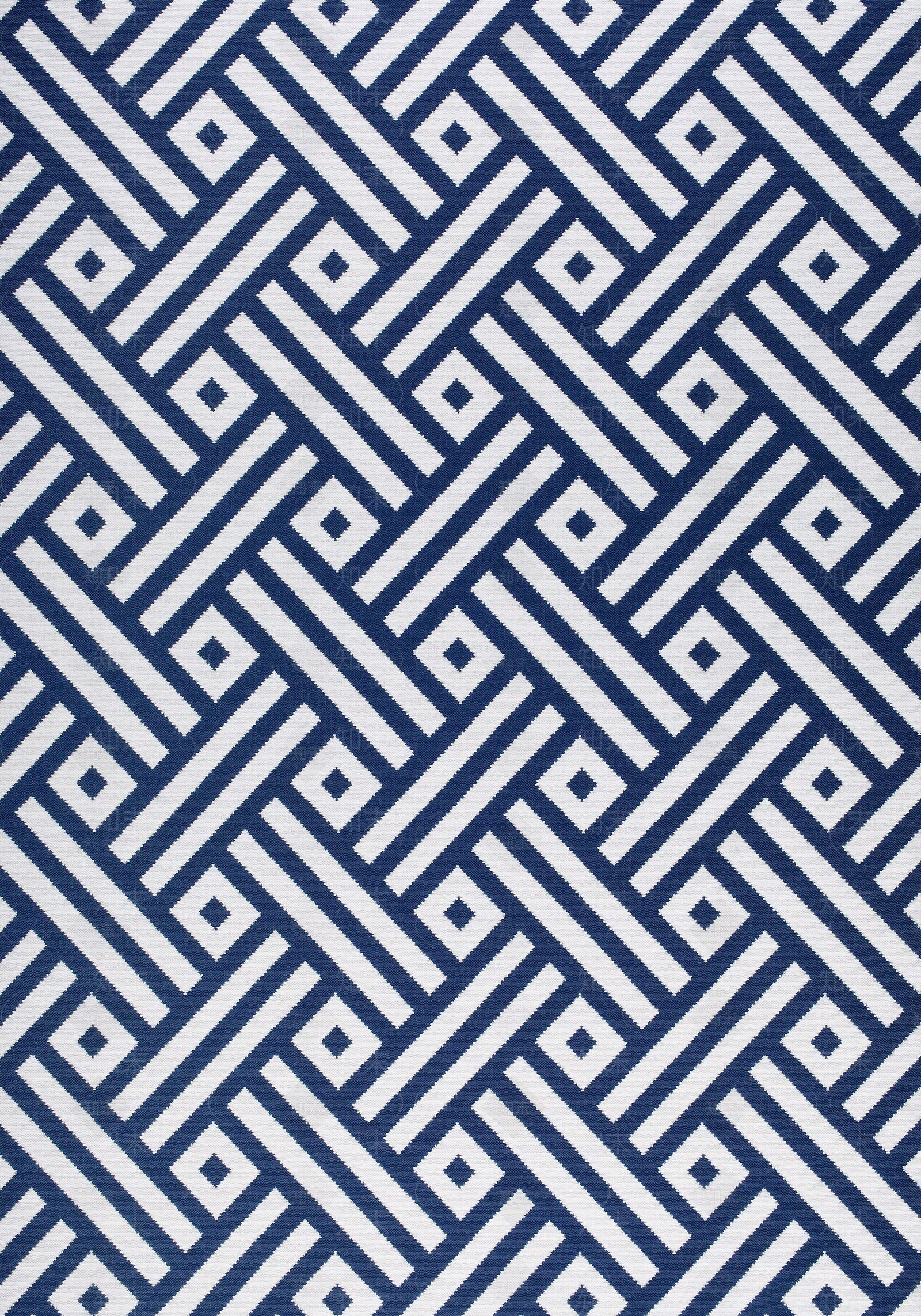 蓝色重复几何图案地毯布艺贴图下载【ID:1158483481】