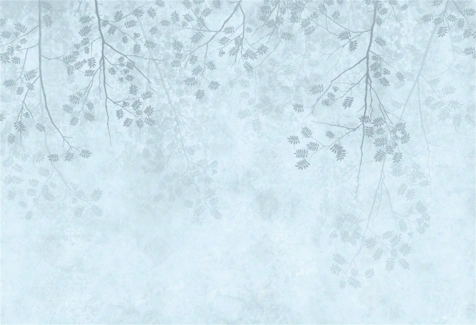 蓝色新中式纸条壁纸壁画装饰画墙布贴图下载【ID:1158485338】