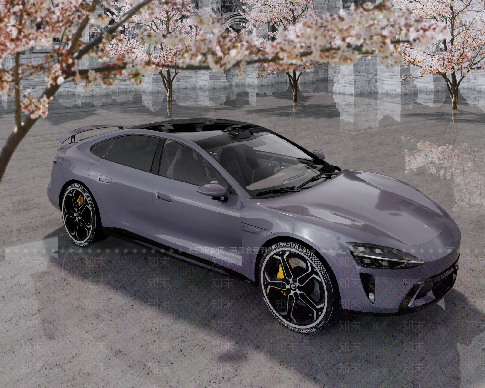 小米汽车SU模型下载【ID:1158495457】