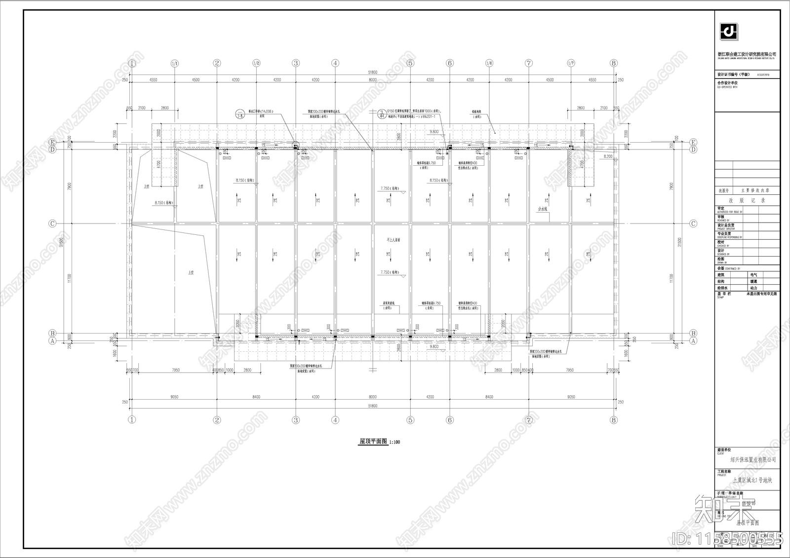 售楼处建筑cad施工图下载【ID:1158500555】