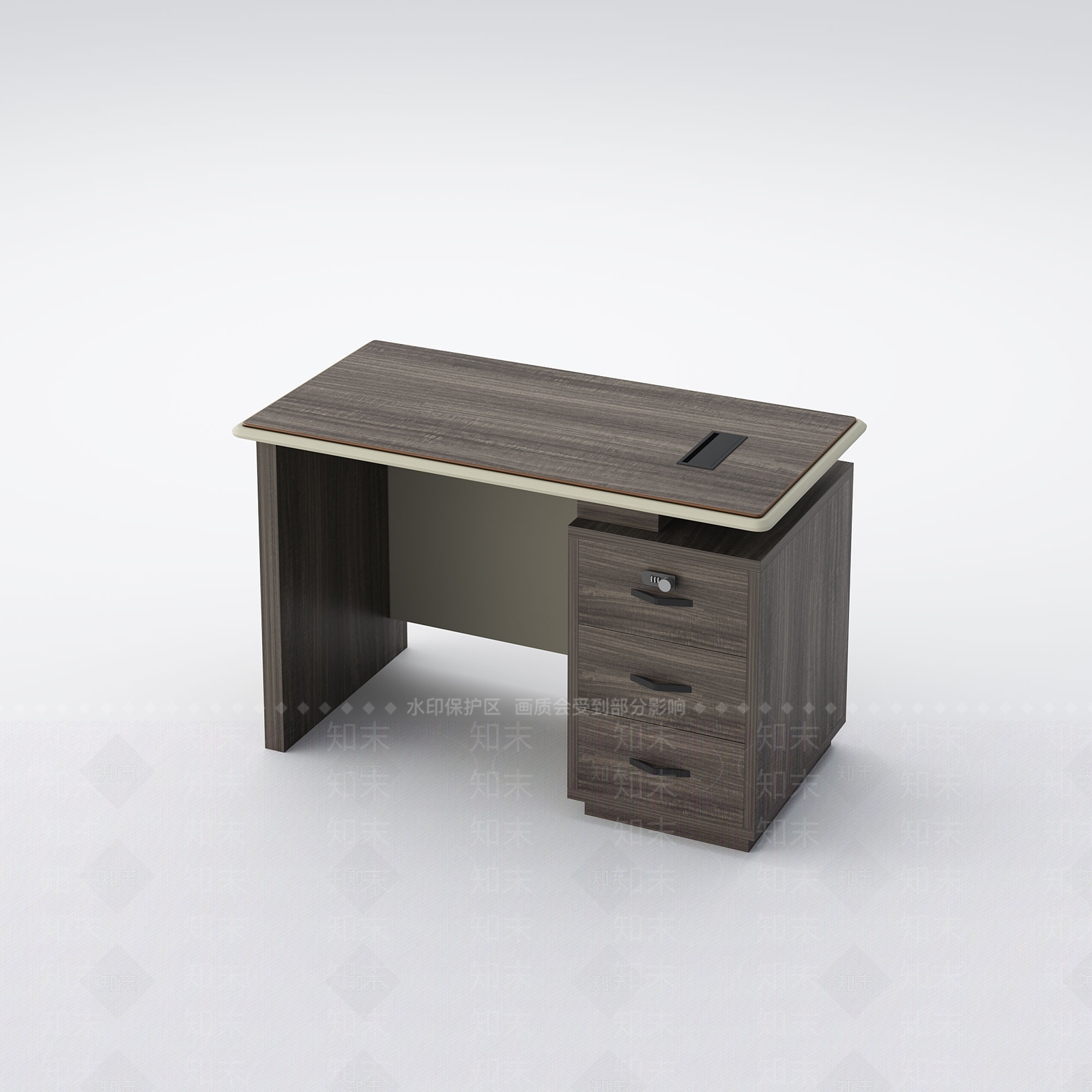 现代办公桌3D模型下载【ID:1158504765】