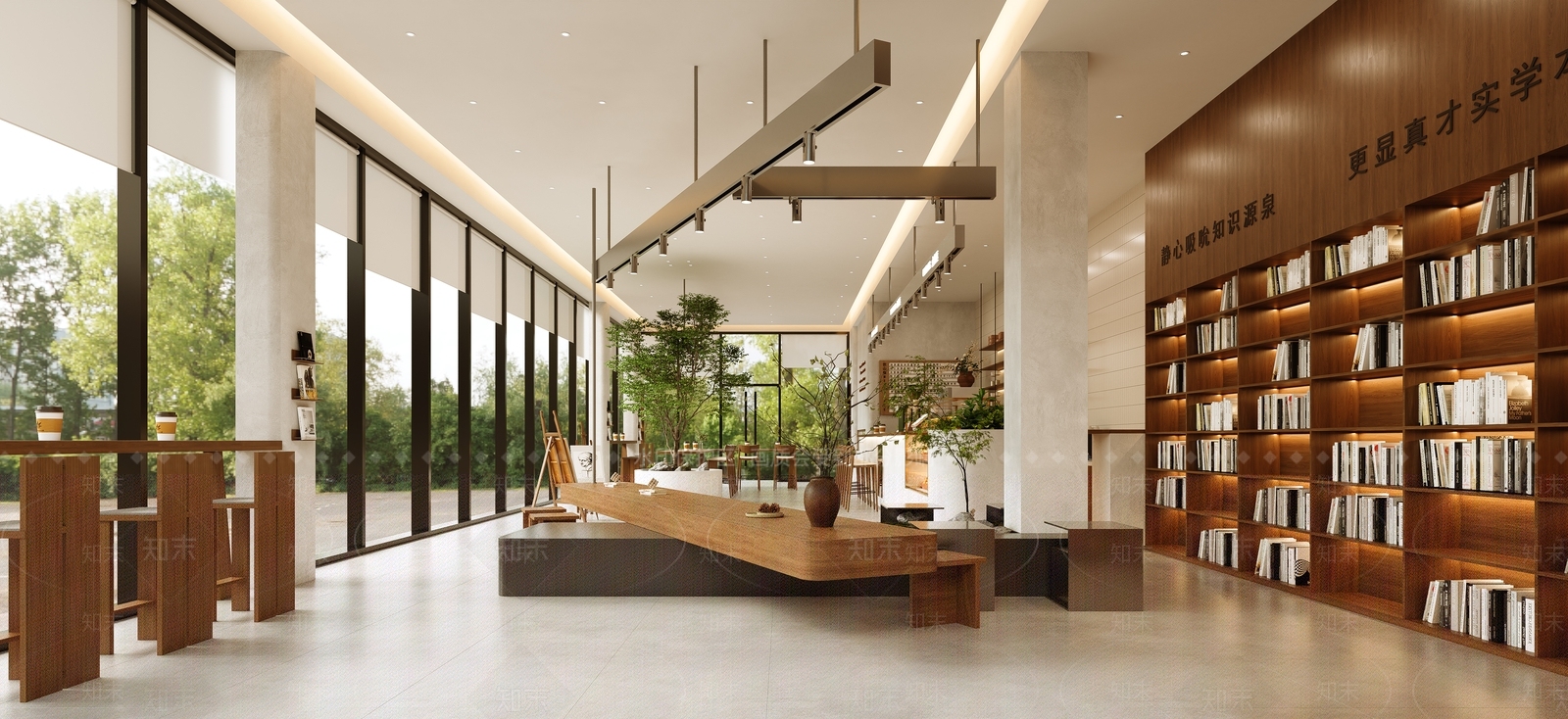现代咖啡厅3D模型下载【ID:1158508262】