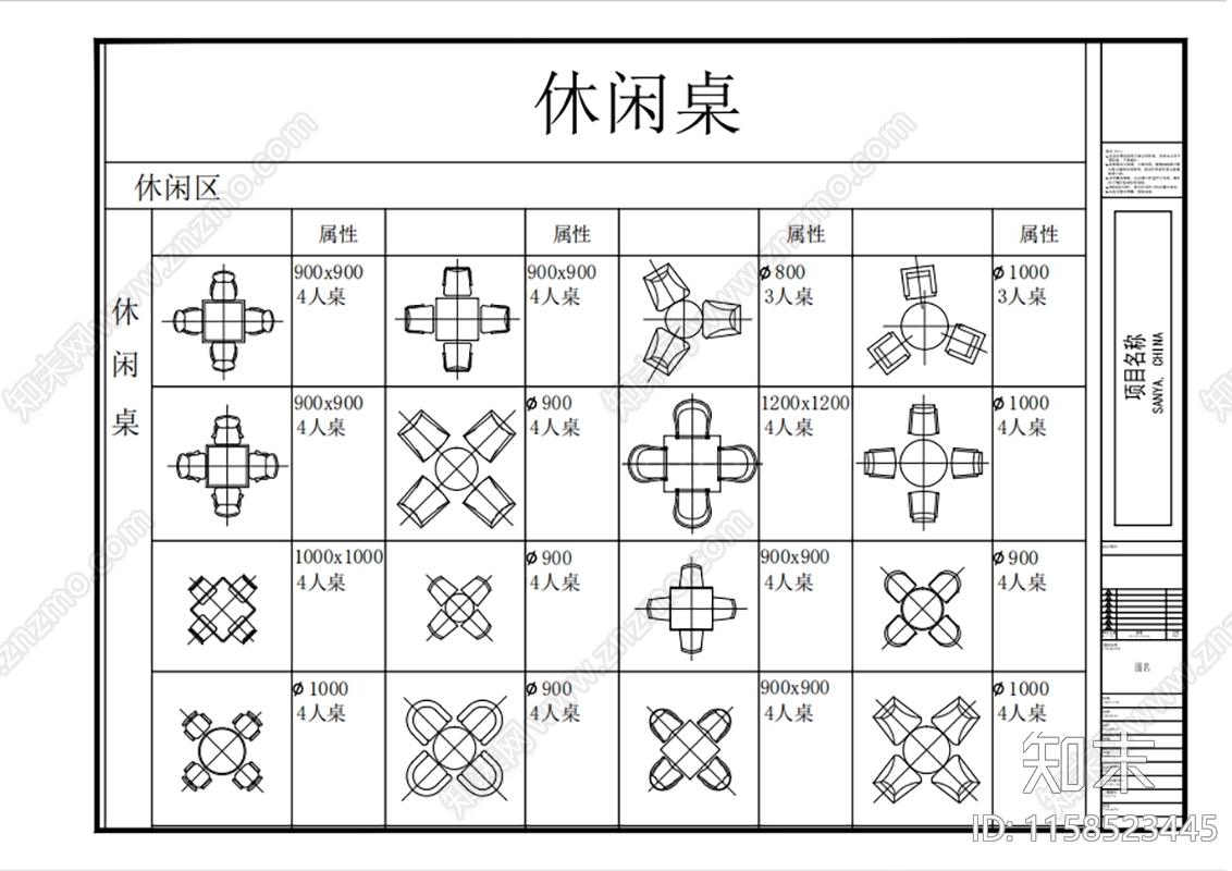 工装设计商业空间综合素材图库模板施工图下载【ID:1158523445】