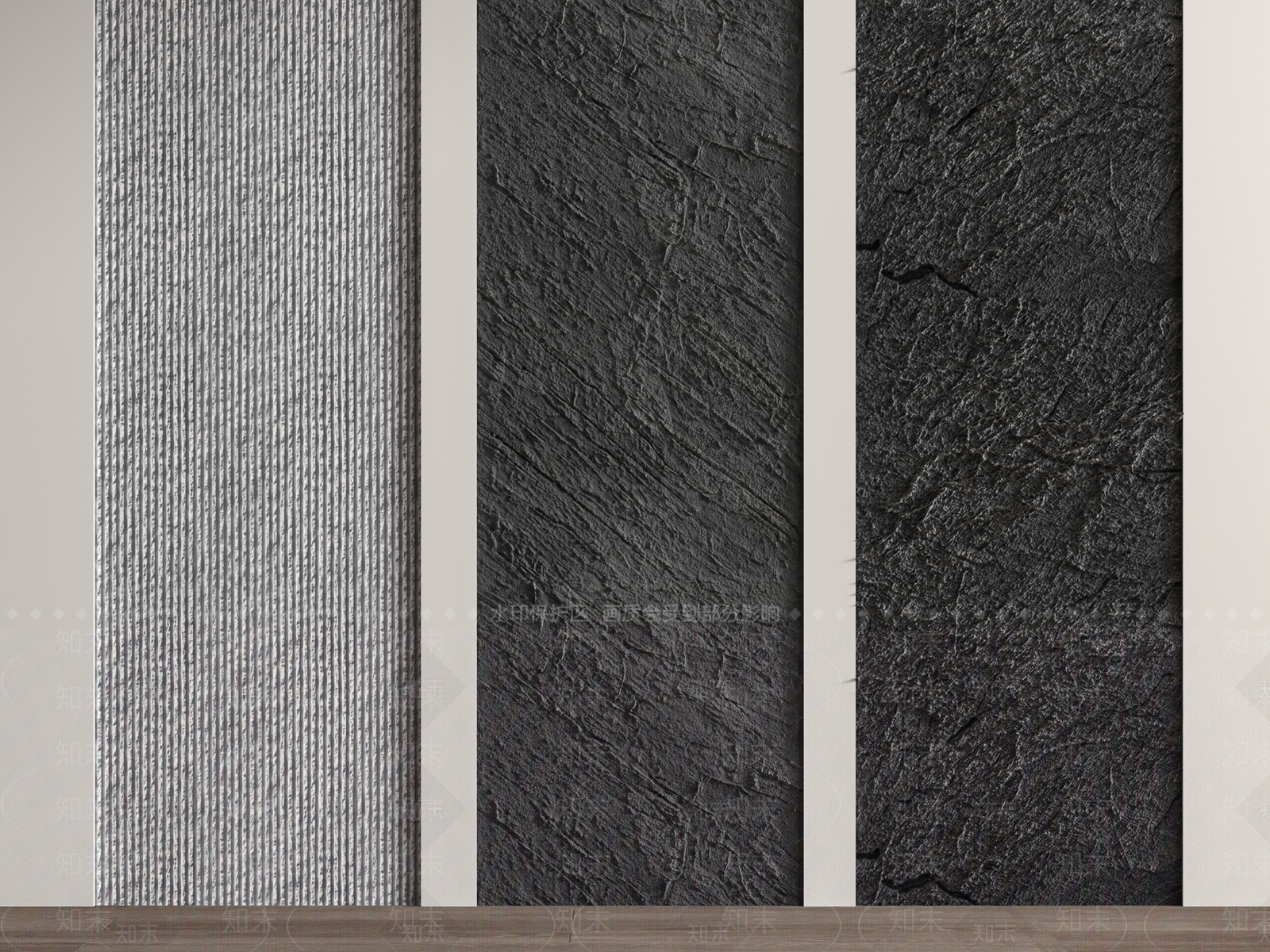 现代石材背景墙3D模型下载【ID:1158538431】