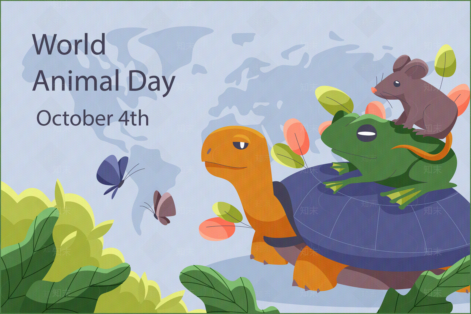 动物园动物海报贴图下载【ID:1158546104】