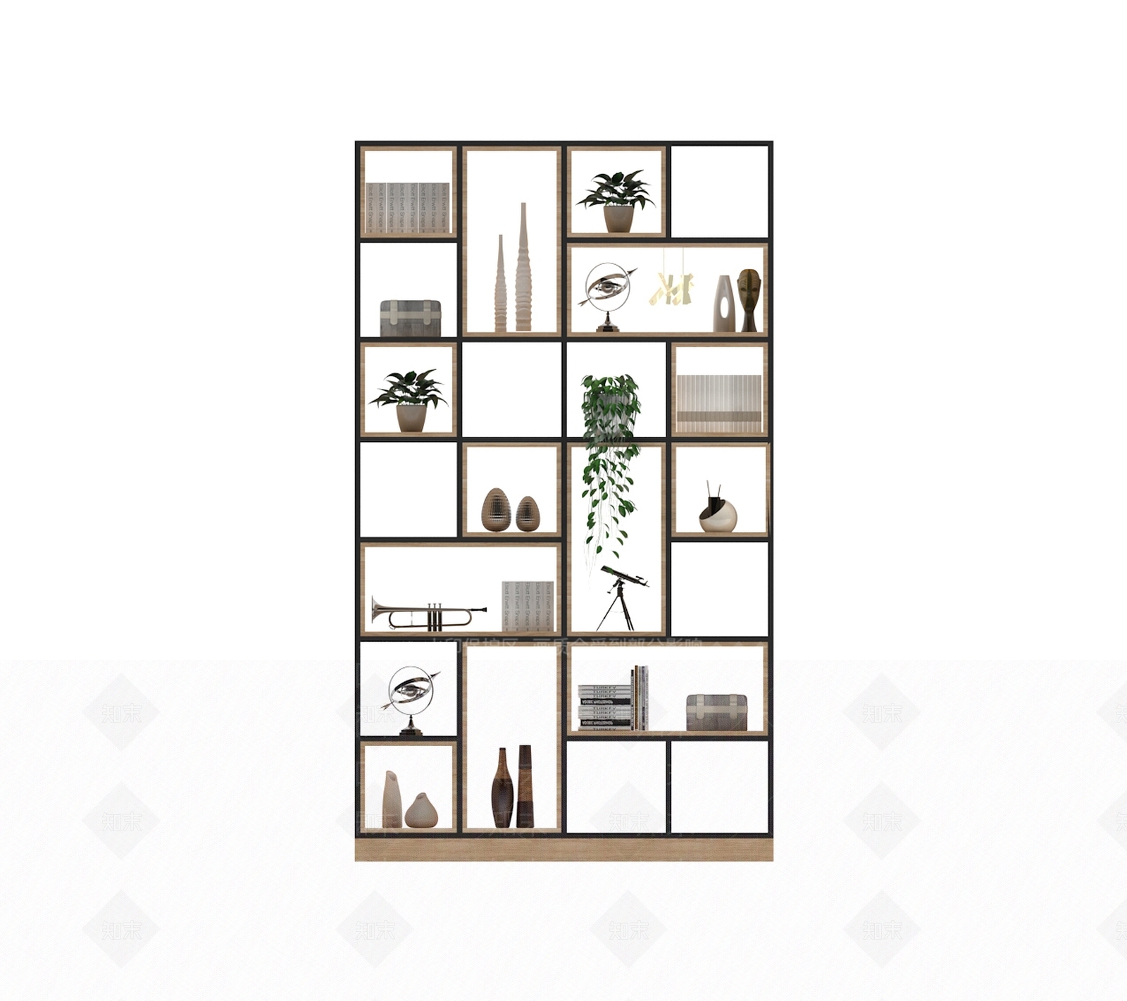 简欧架子3D模型下载【ID:1158555038】