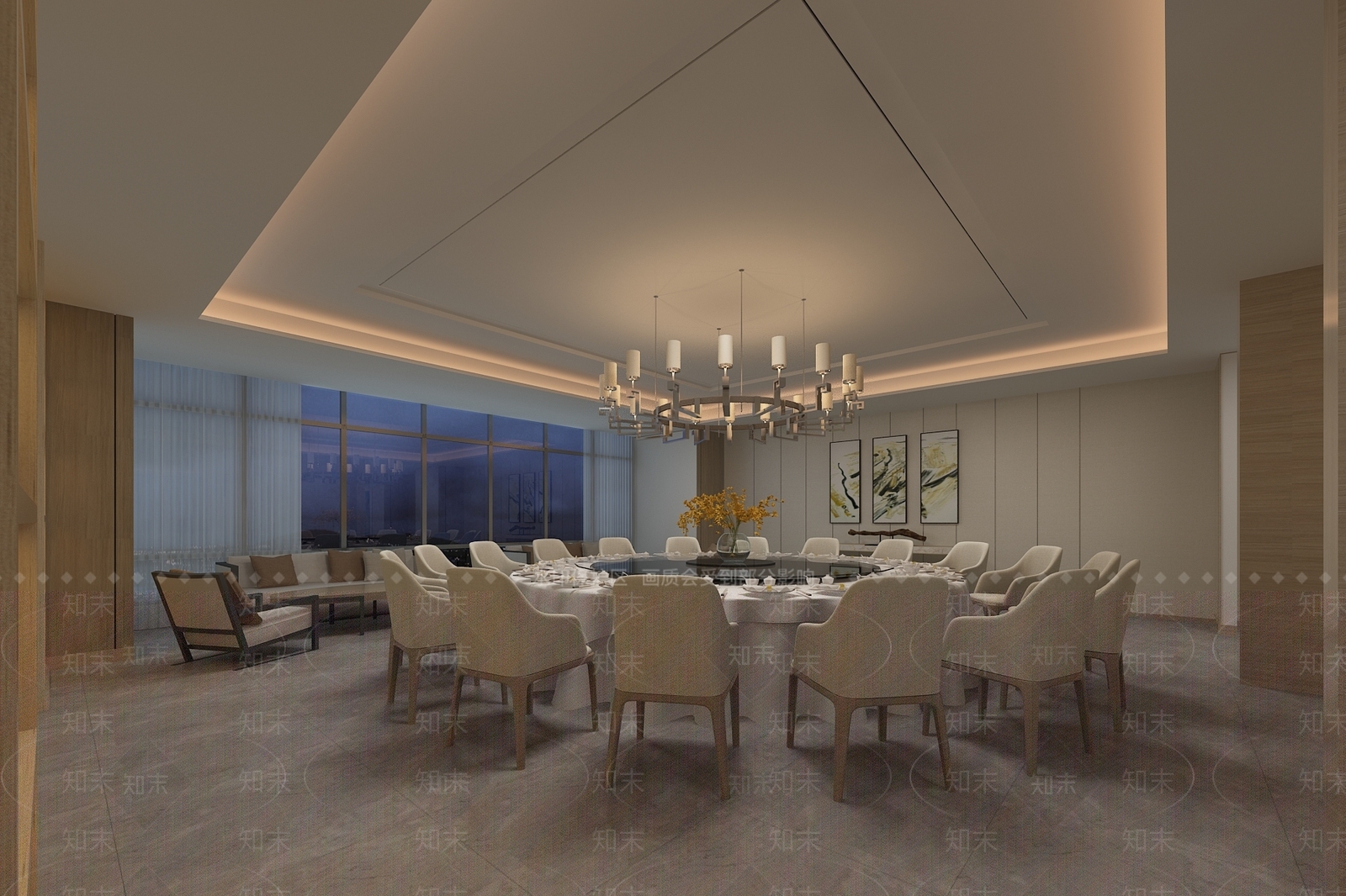现代0420接待室3D模型下载【ID:1158555660】