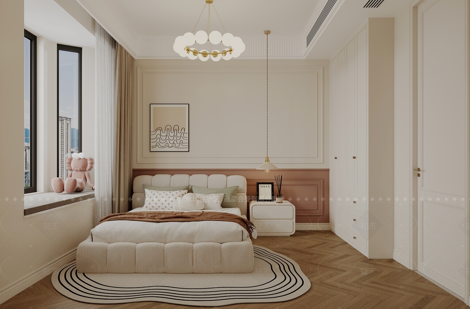 法式玄关3D模型下载【ID:1214572906】