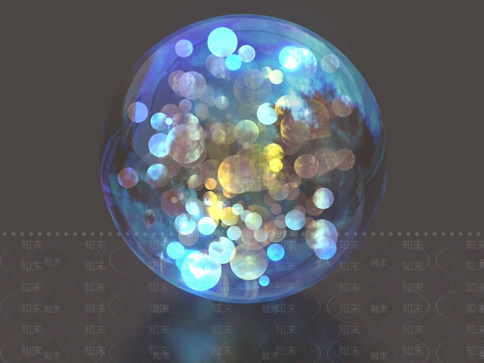 现代水晶球3D模型下载【ID:1158566145】