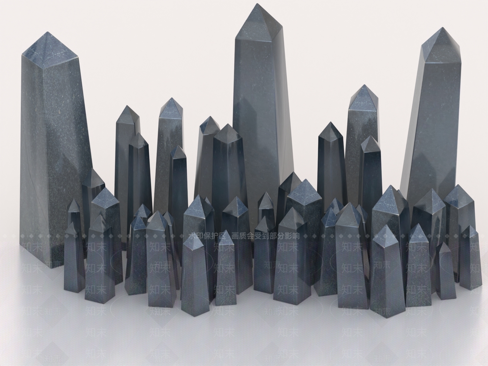 现代水晶3D模型下载【ID:1158568770】