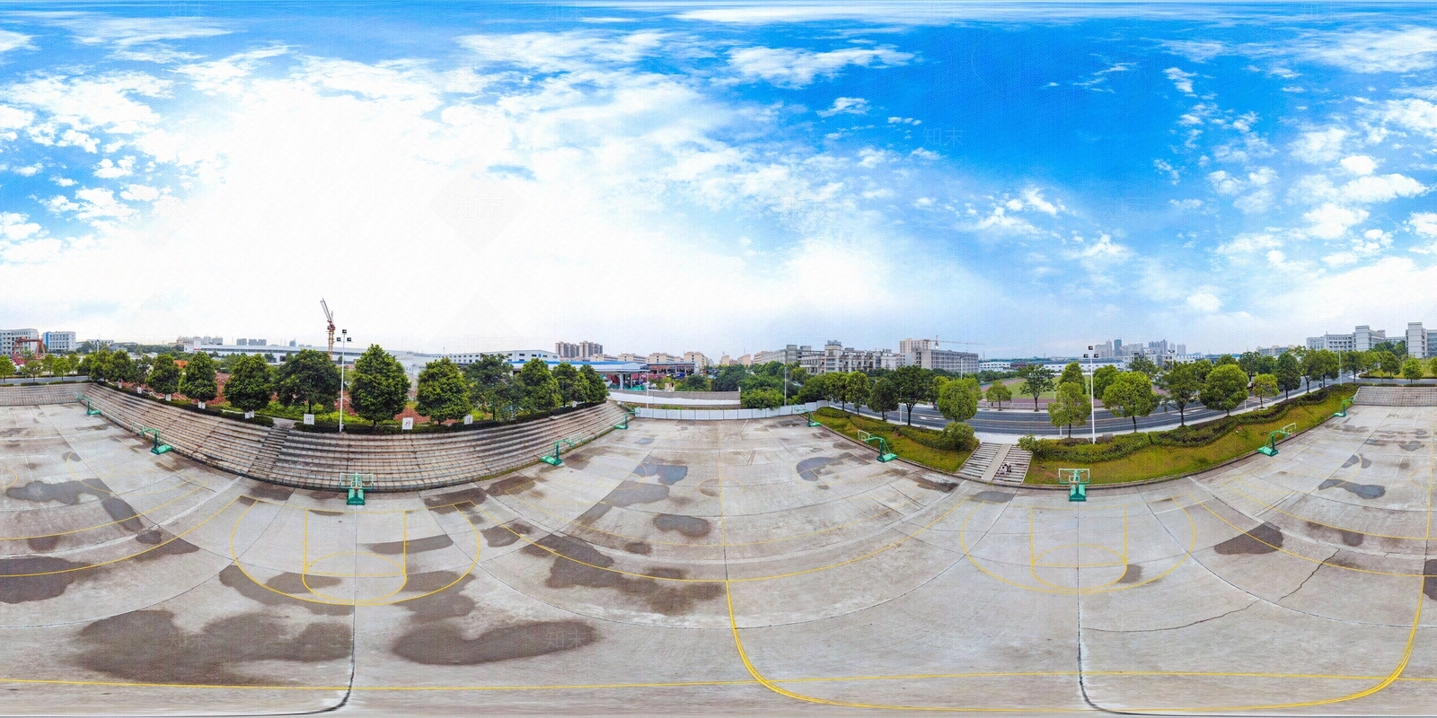 HDR运动健身操场体育广场贴图下载【ID:1158573441】