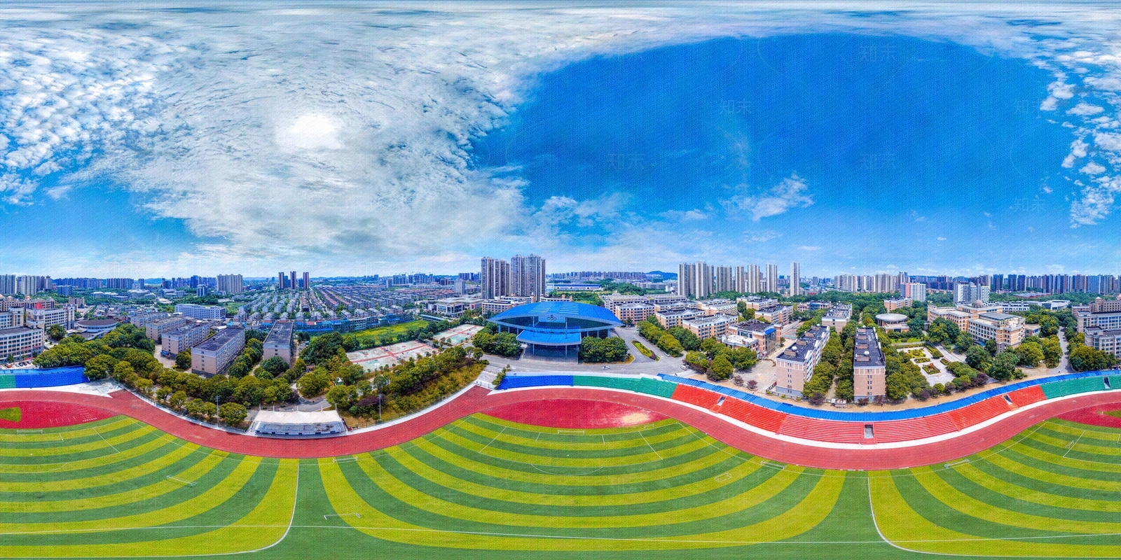 HDR运动健身操场体育广场贴图下载【ID:1158573406】