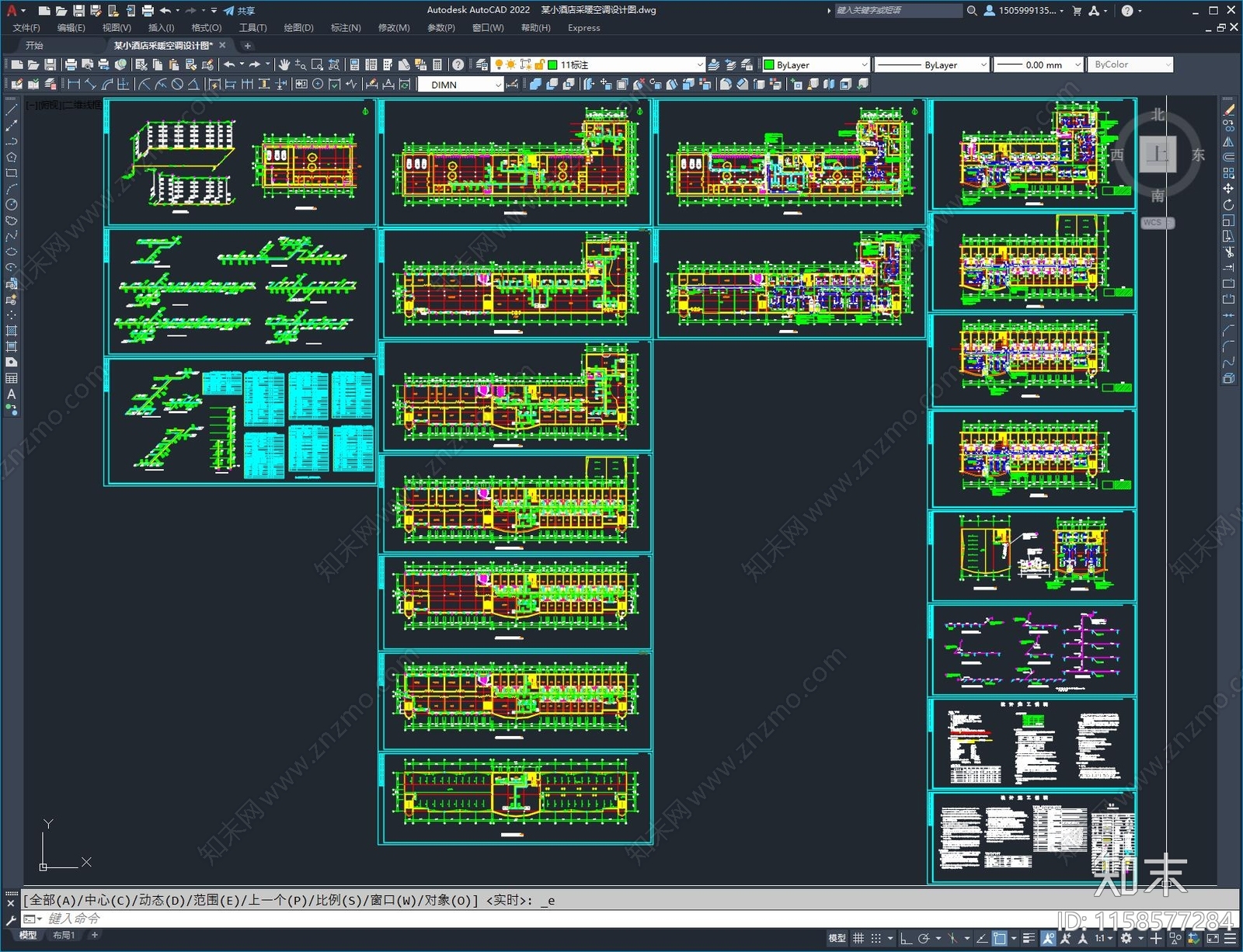 某小酒店采暖空调设计图施工图下载【ID:1158577284】