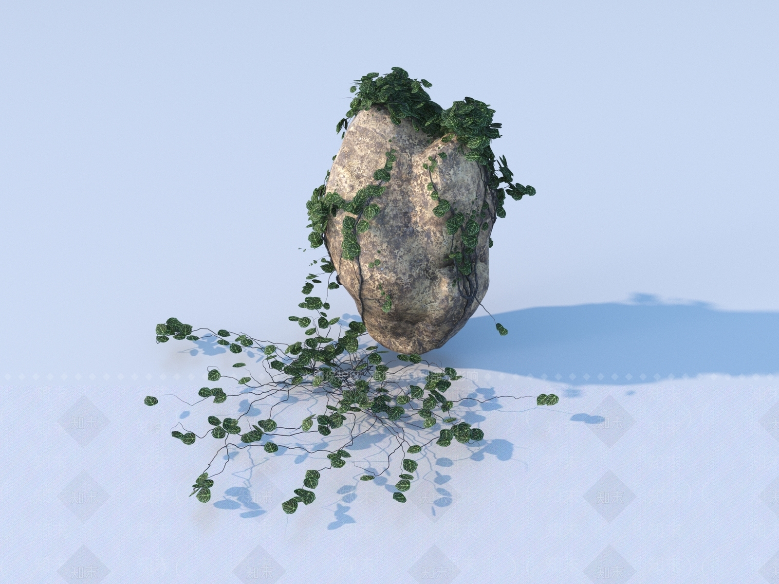 现代假山3D模型下载【ID:1158578286】