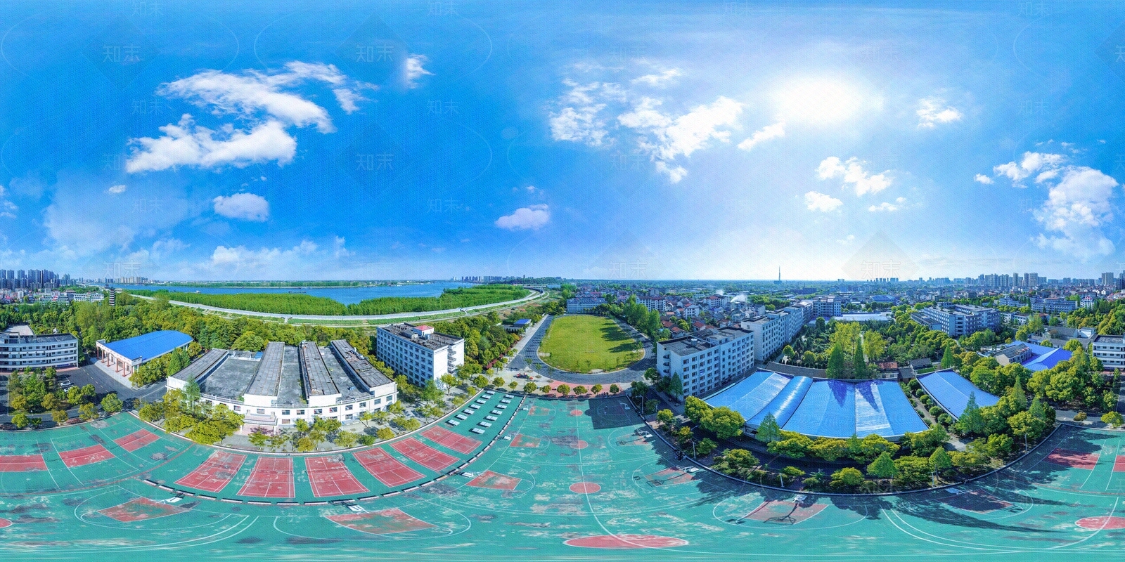 HDR运动健身操场体育广场贴图下载【ID:1158591499】