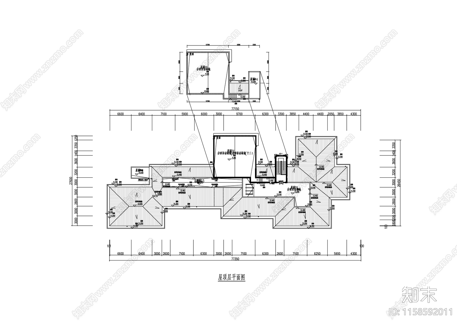 幼儿园建筑平面图施工图下载【ID:1158592011】