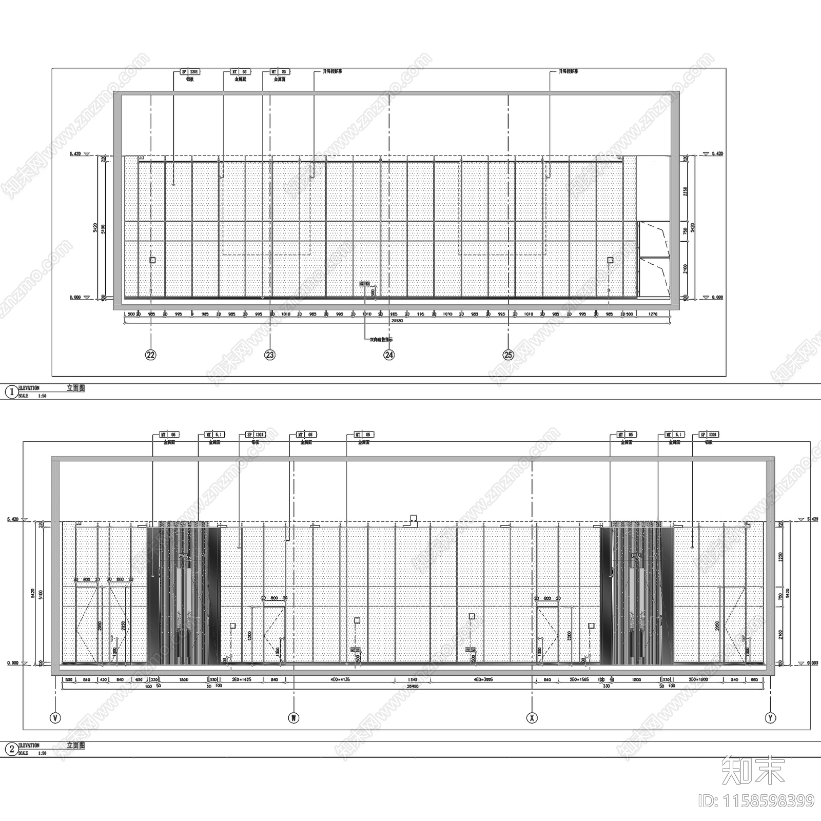 西安丝绸之路会议中心扩初室内工装CAcad施工图下载【ID:1158598399】