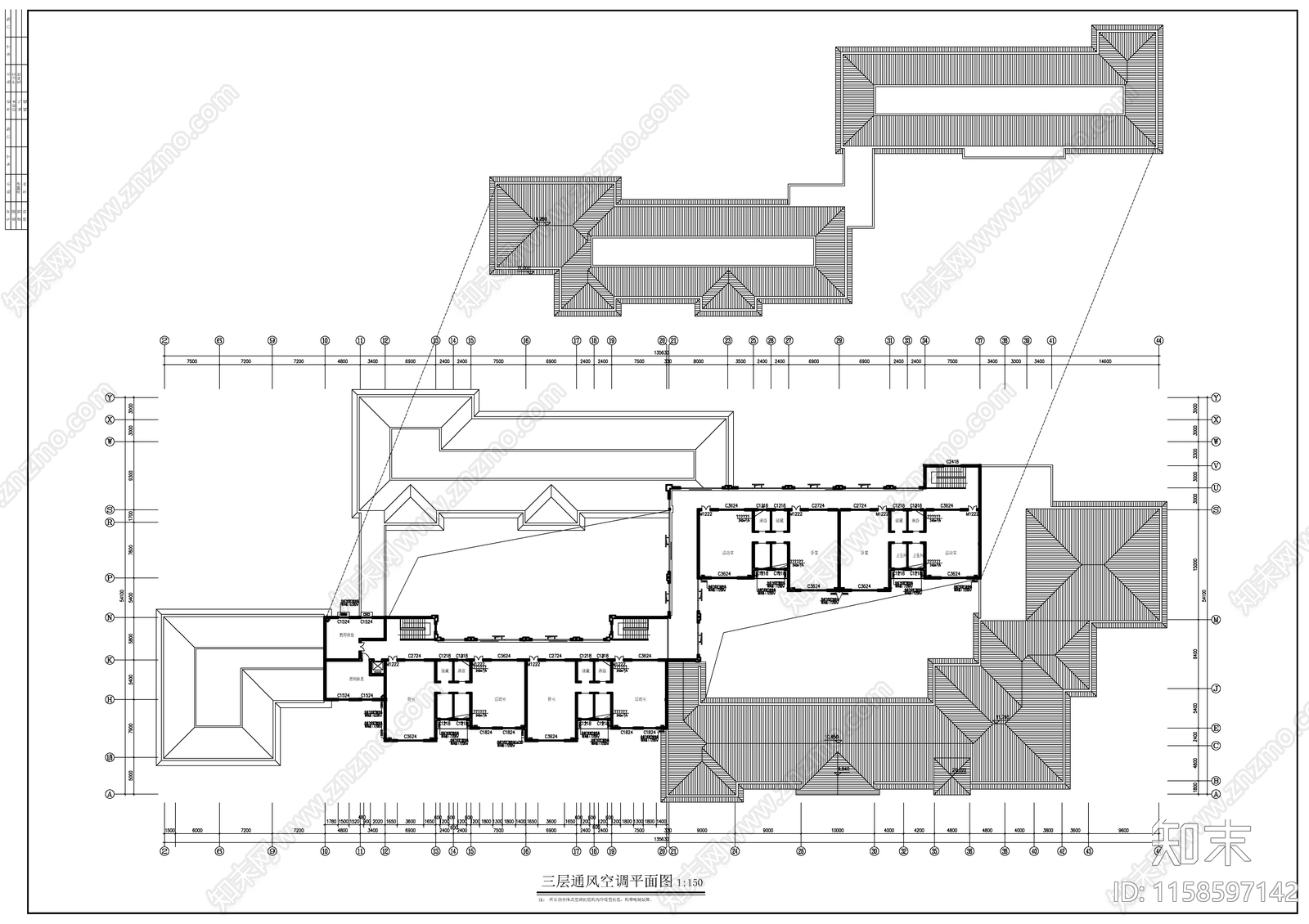 十六班幼儿园建筑cad施工图下载【ID:1158597142】