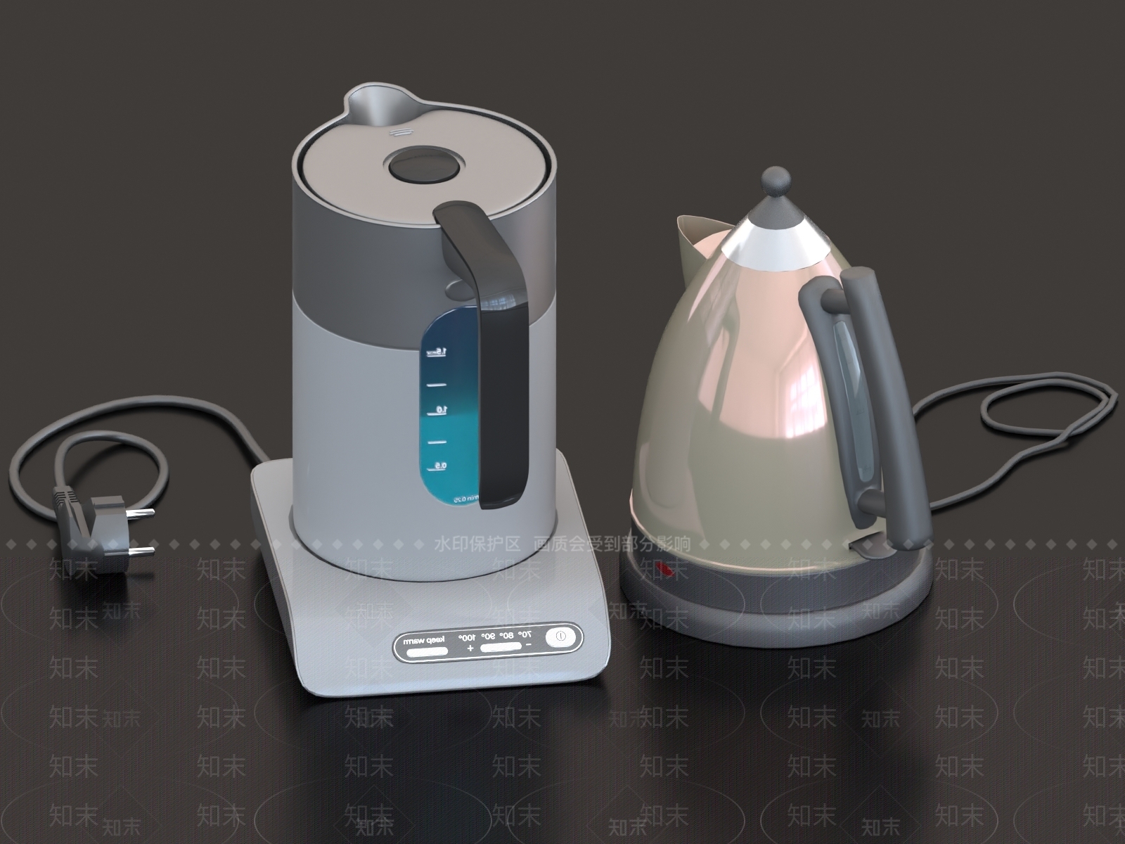 电热水壶3D模型下载【ID:1158600907】