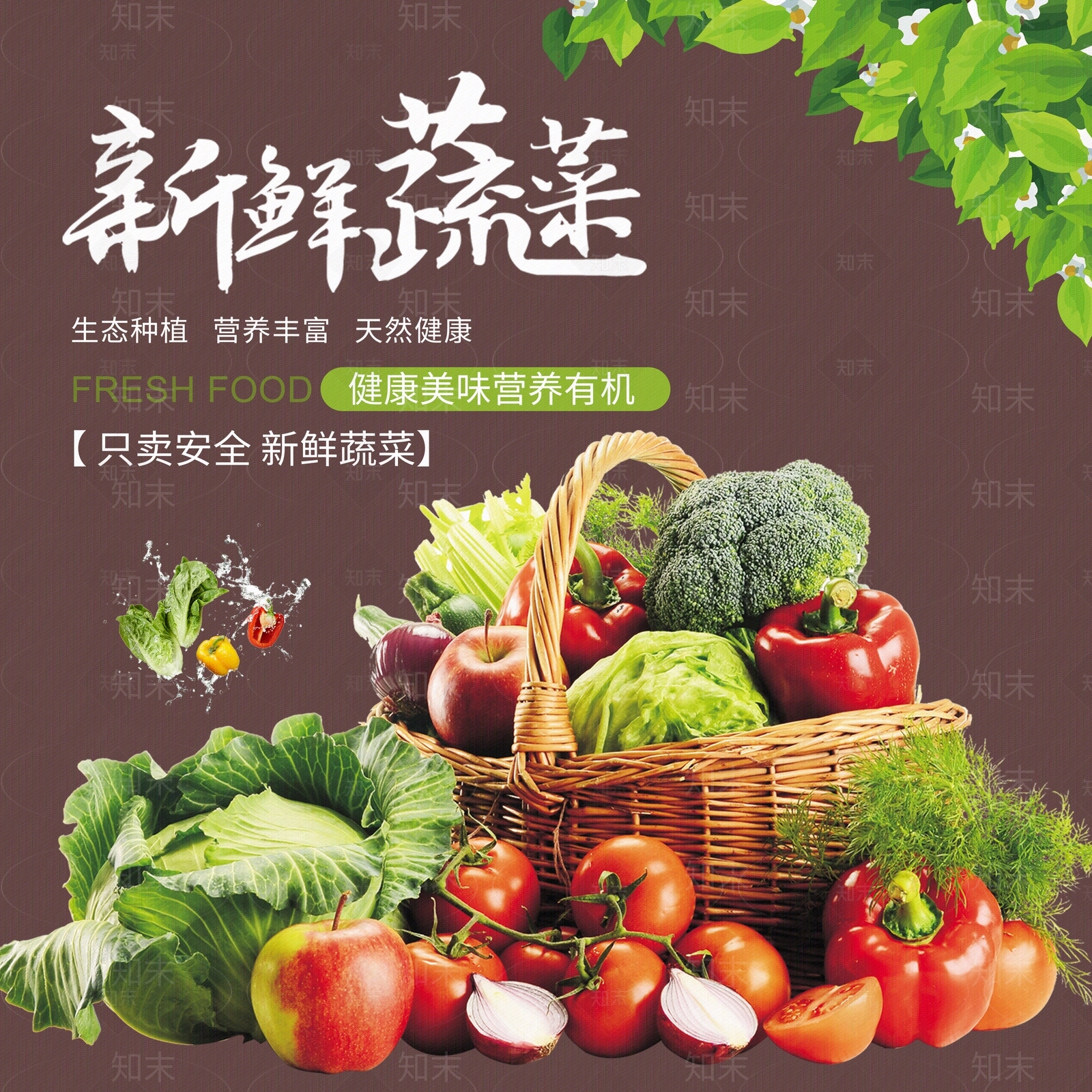 蔬菜广告贴图下载【ID:1158606915】