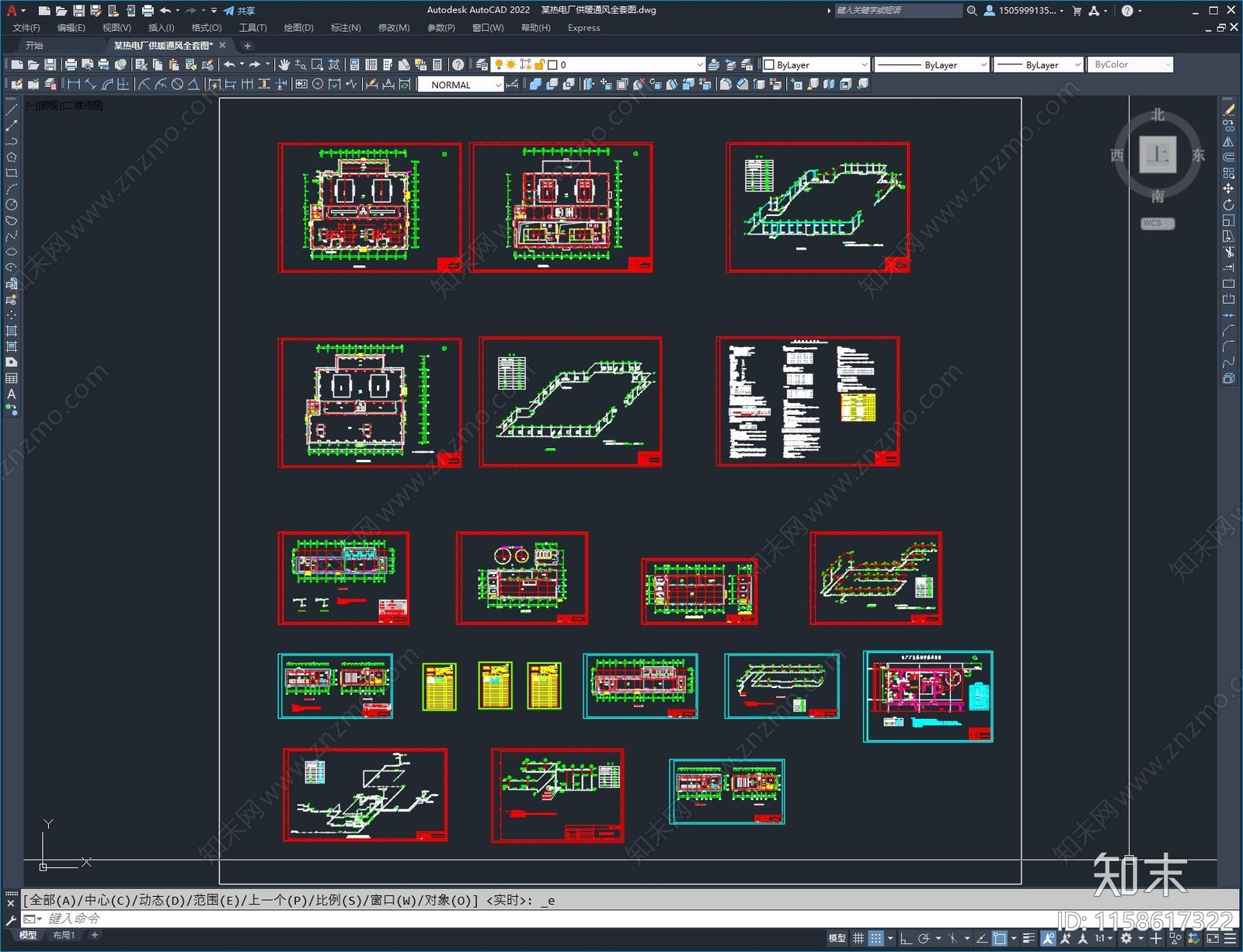 某热电厂供暖通风全套图施工图下载【ID:1158617322】