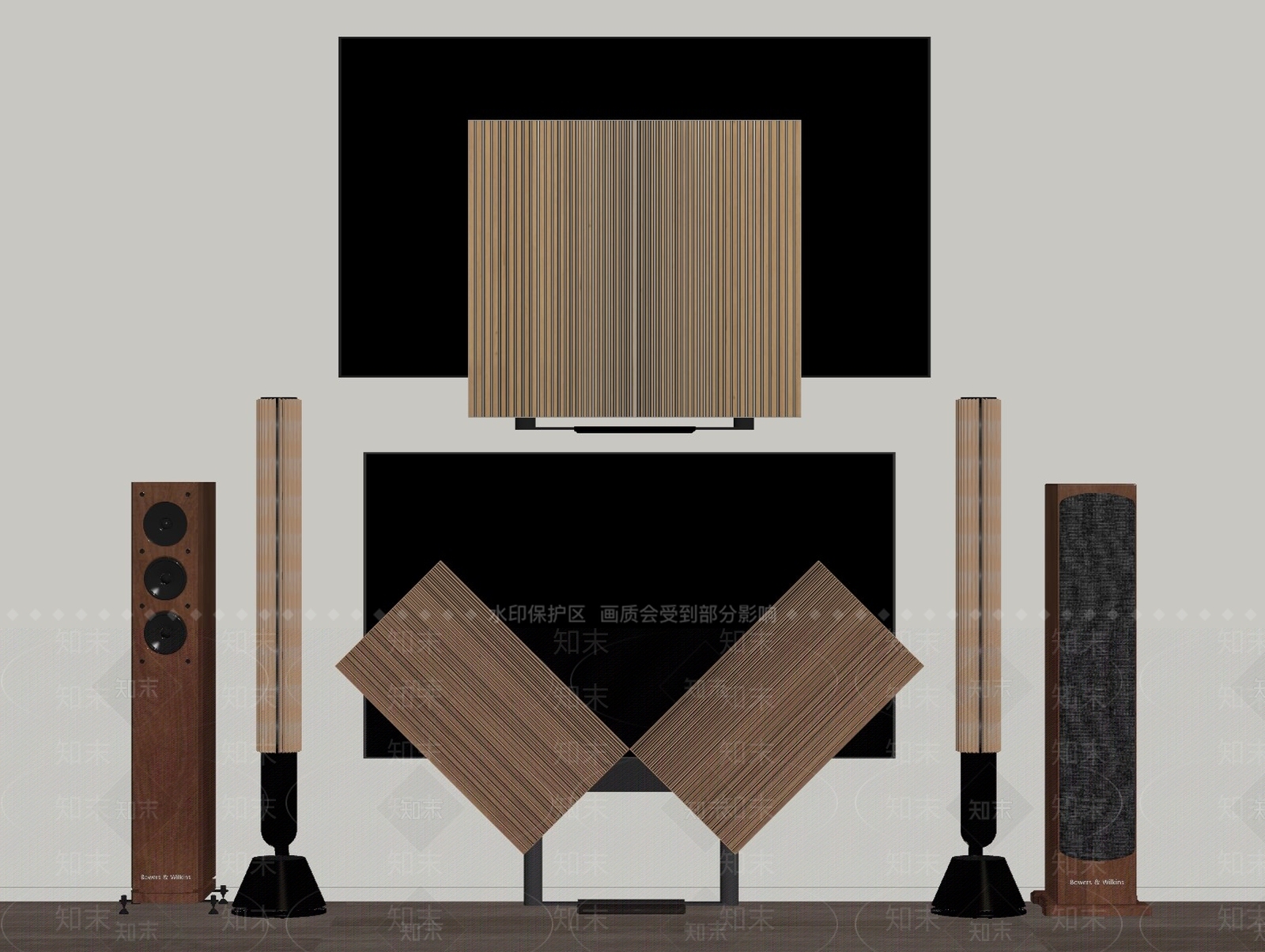 立体音响SU模型下载【ID:1158620288】