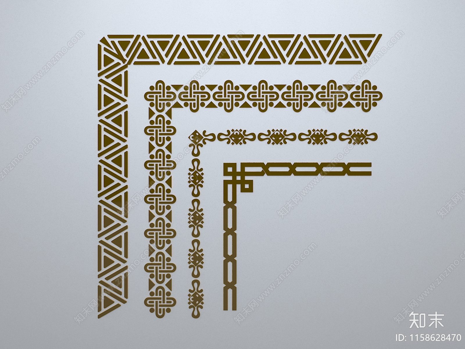 新中式雕花3D模型下载【ID:1158628470】