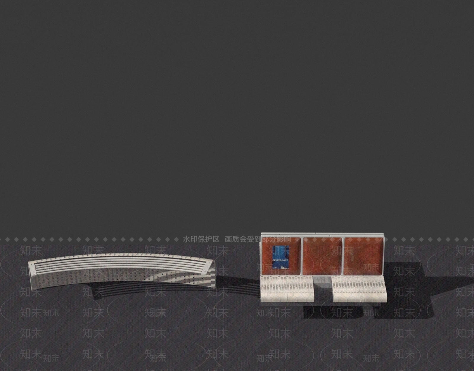 现代户外椅3D模型下载【ID:1158641666】