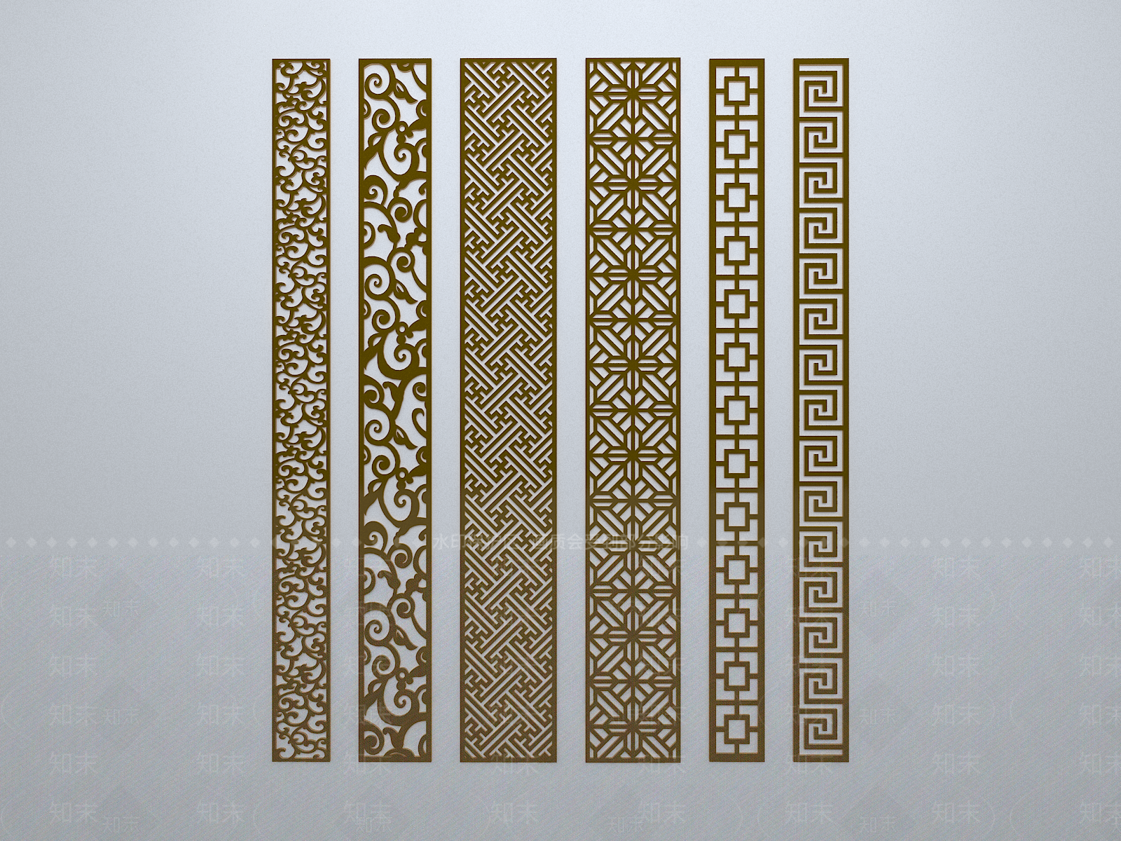 中式窗花3D模型下载【ID:1158652105】
