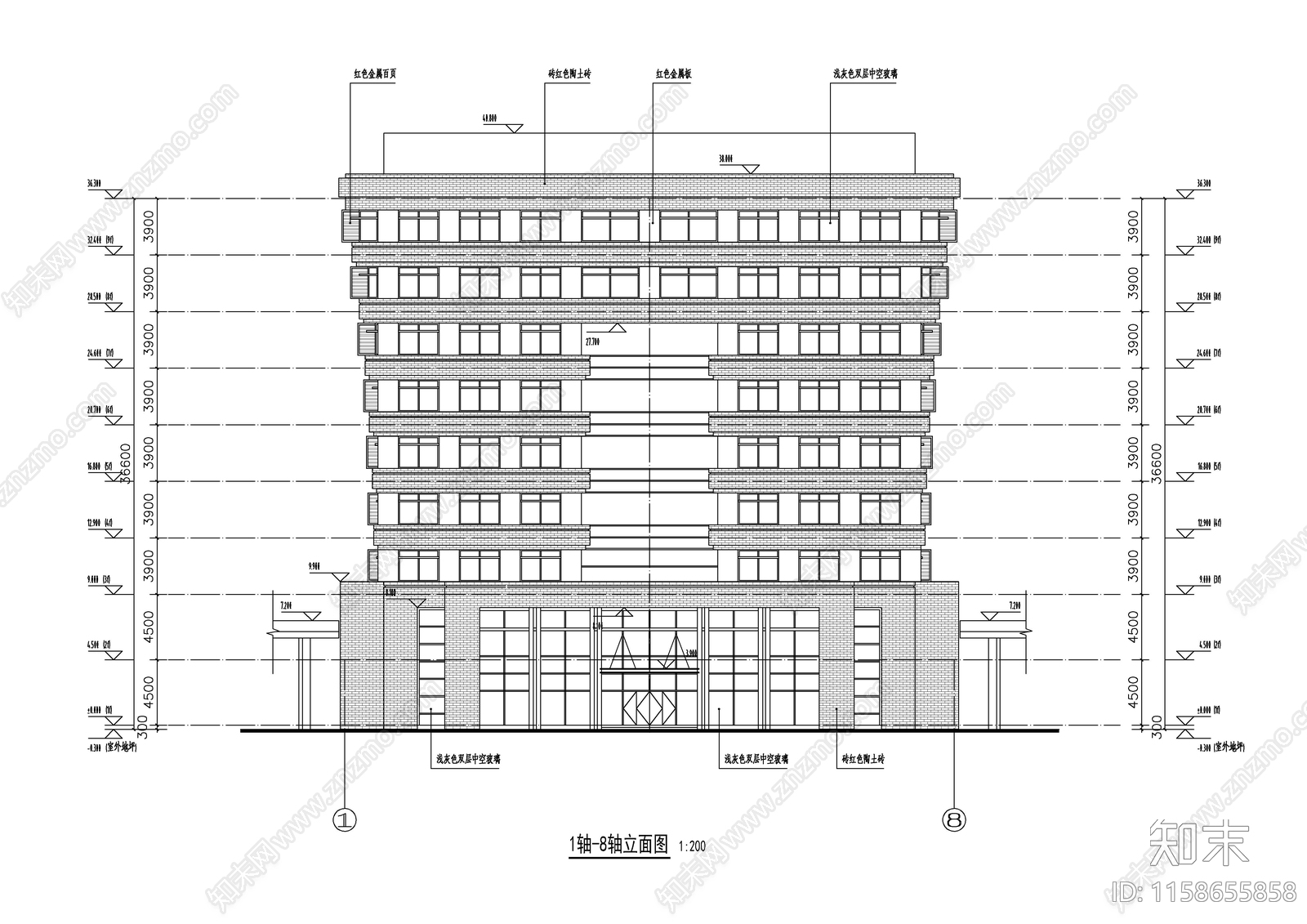 学校艺术楼大报告厅建筑图cad施工图下载【ID:1158655858】