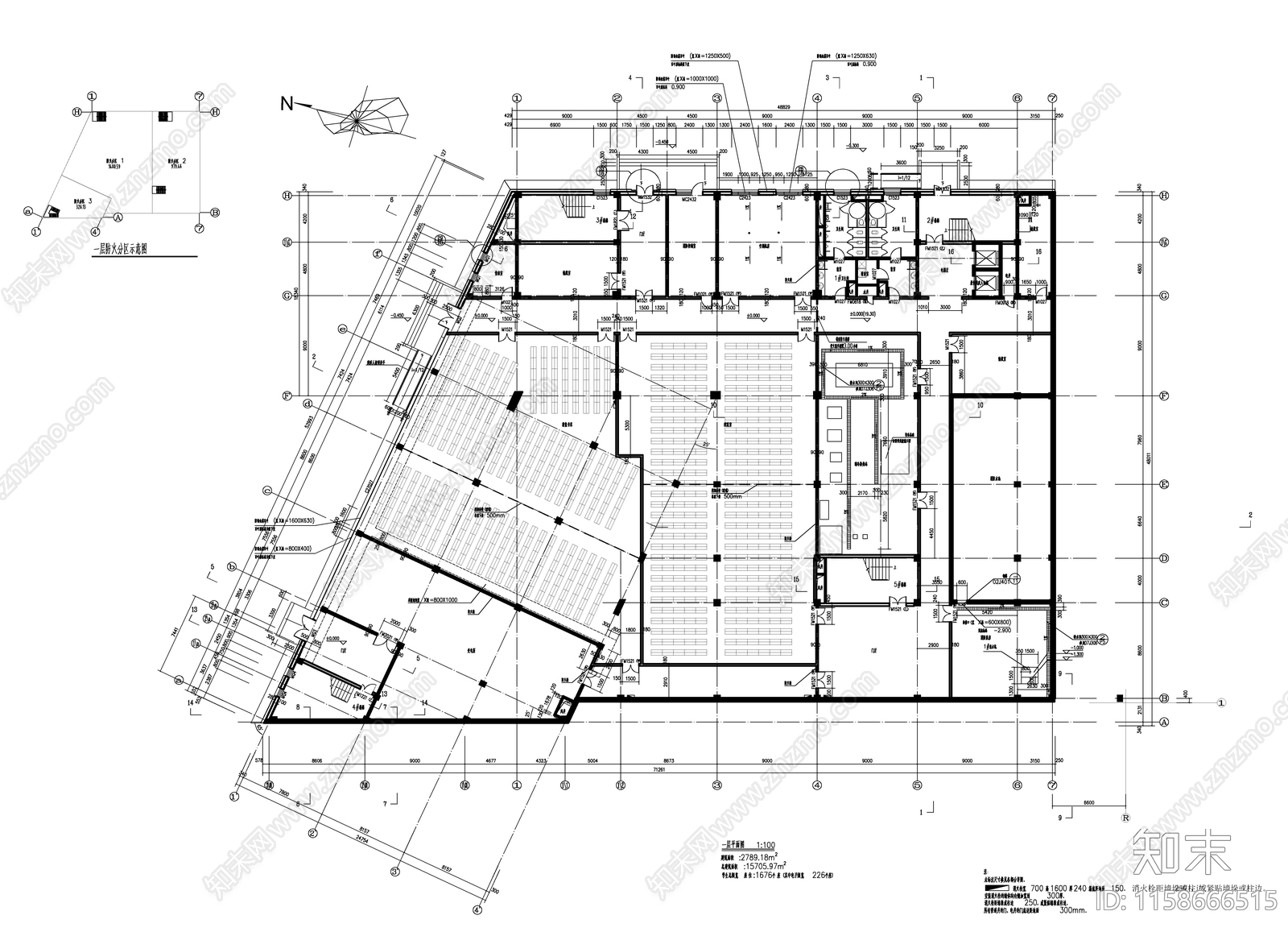 东北某大学图书馆建施工图下载【ID:1158666515】