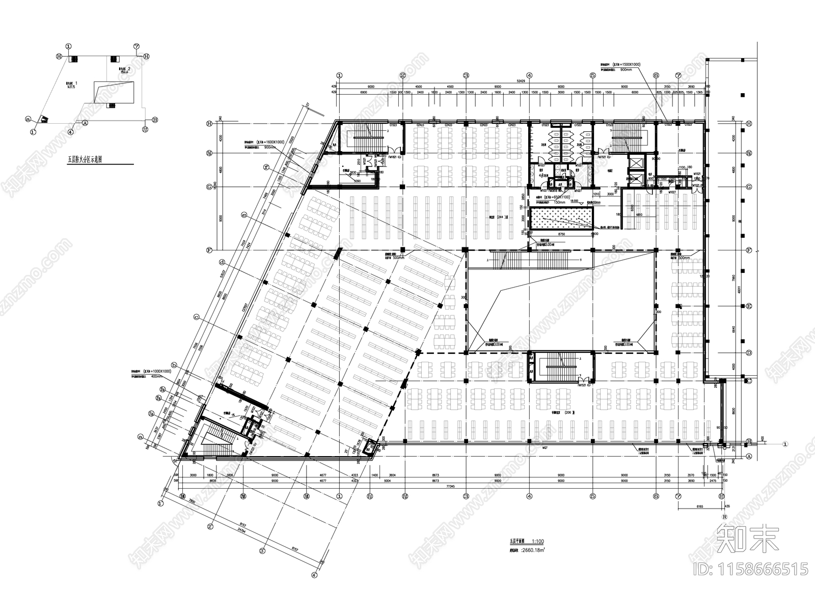 东北某大学图书馆建施工图下载【ID:1158666515】