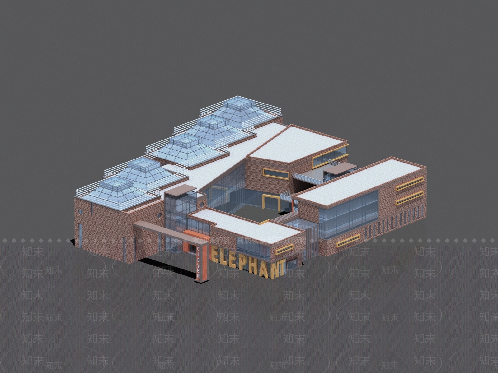 幼儿园小学3D模型下载【ID:1158668833】