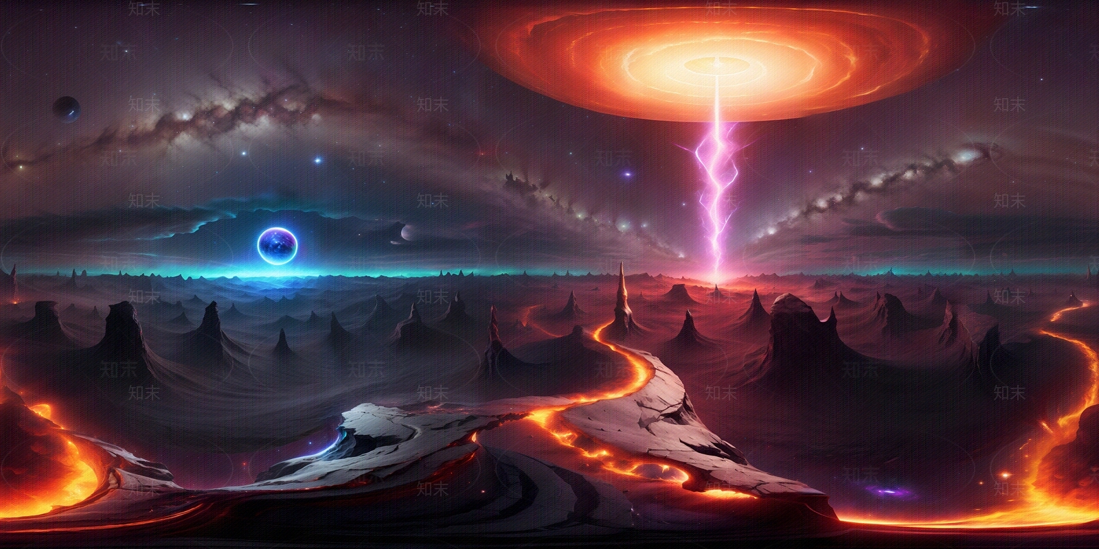 宇宙星空HDR贴图下载【ID:1158670956】