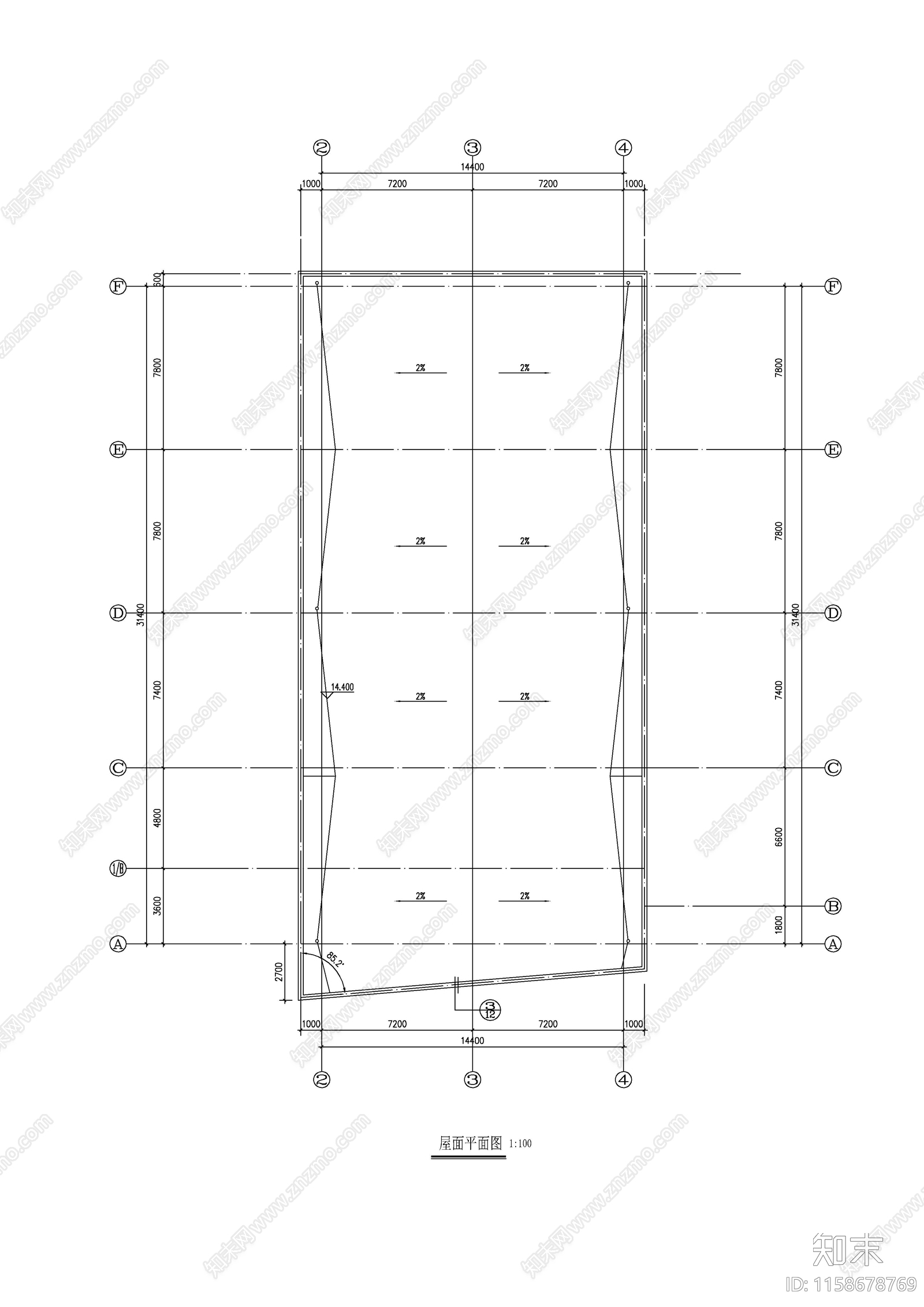 中学小型图书馆建cad施工图下载【ID:1158678769】