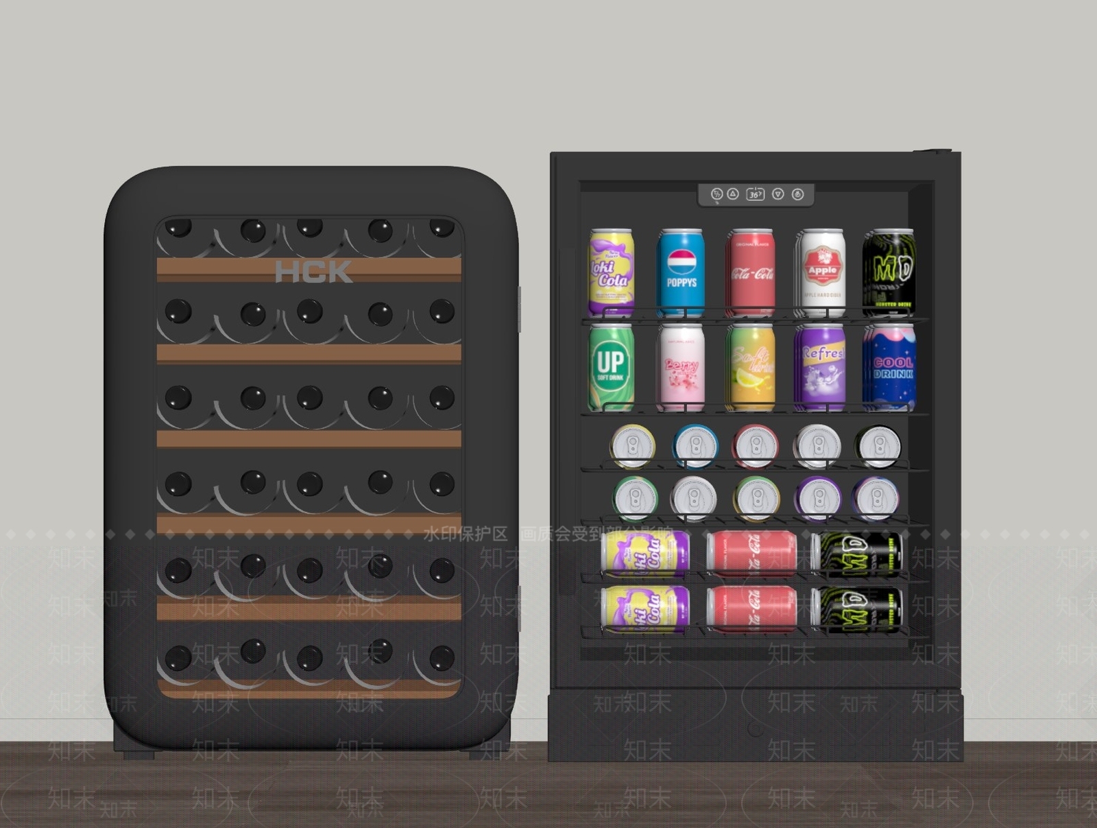 冰柜SU模型下载【ID:1158685745】