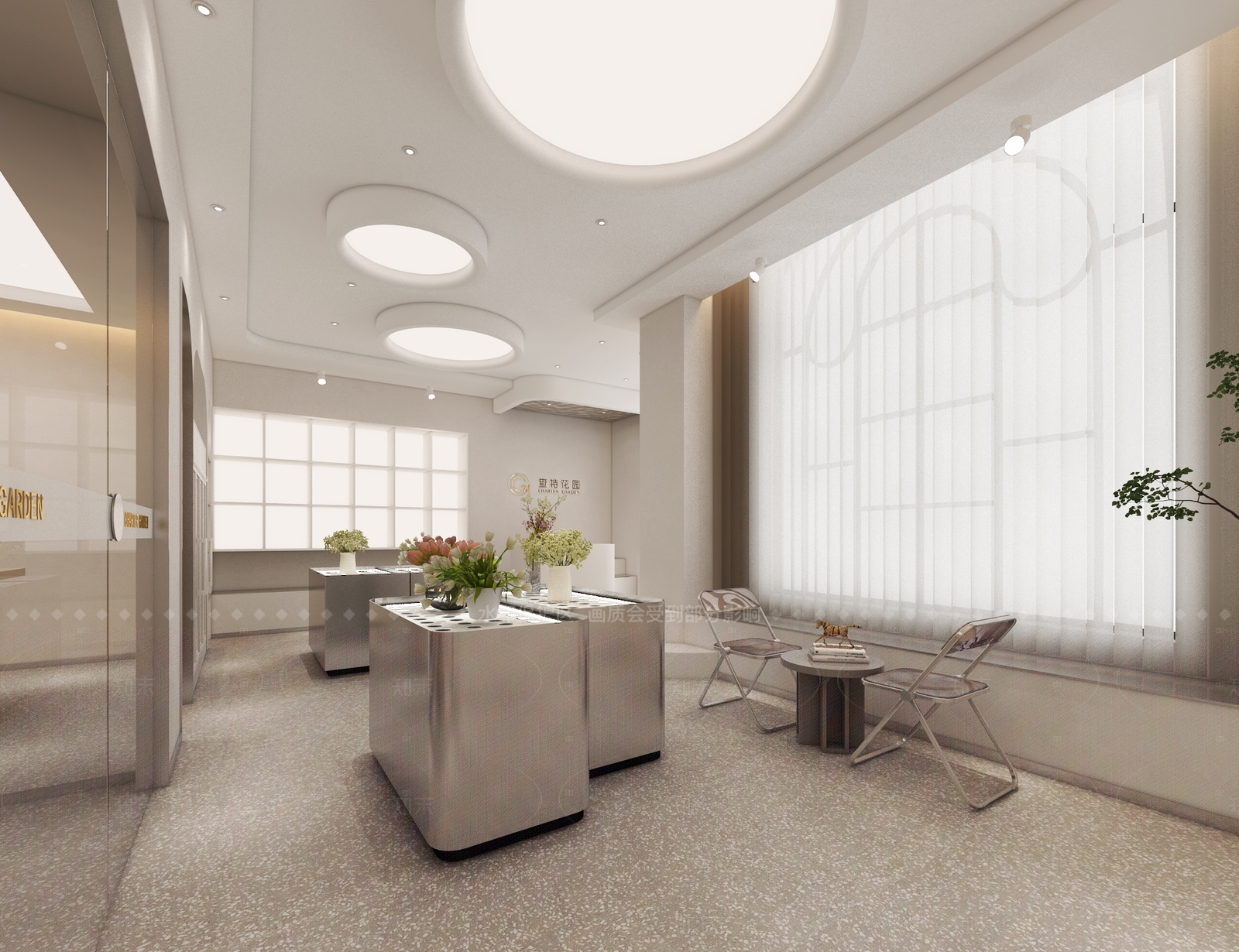 现代花店花艺室3D模型下载【ID:1158691120】