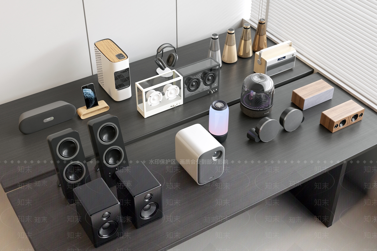 音箱组合3D模型下载【ID:1158692381】