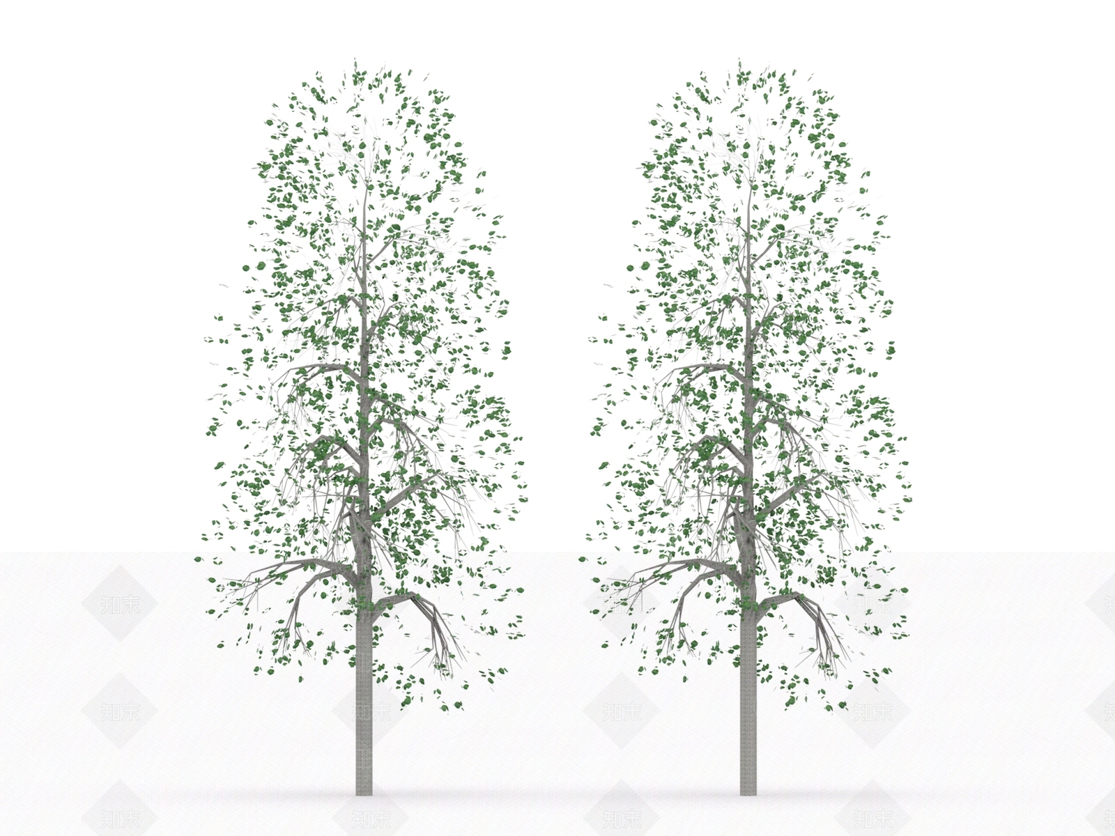 绿色植物3D模型下载【ID:1158695905】
